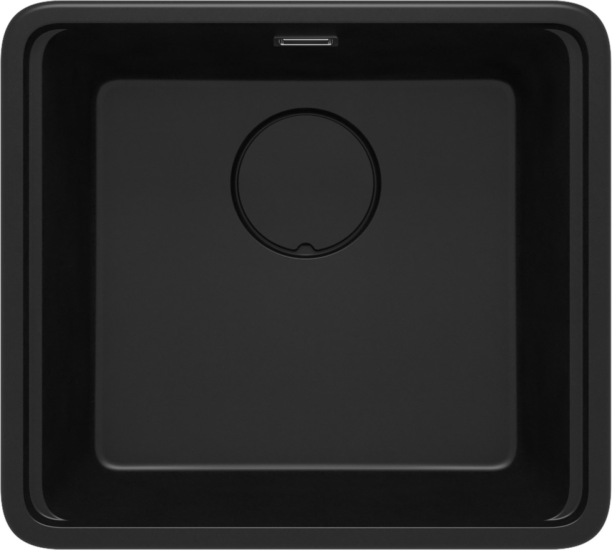 Deante Momi Granitspüle 50x45 cm schwarz ZKM_N10A