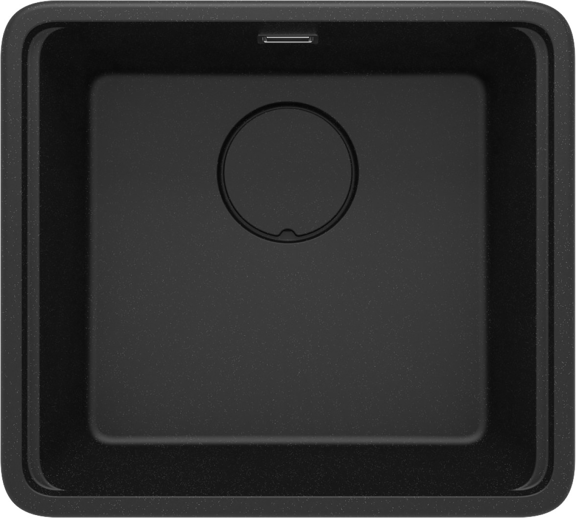 Deante Momi Granitspüle 50x45 cm schwarz-grau/graphit/onyx ZKM_G10A