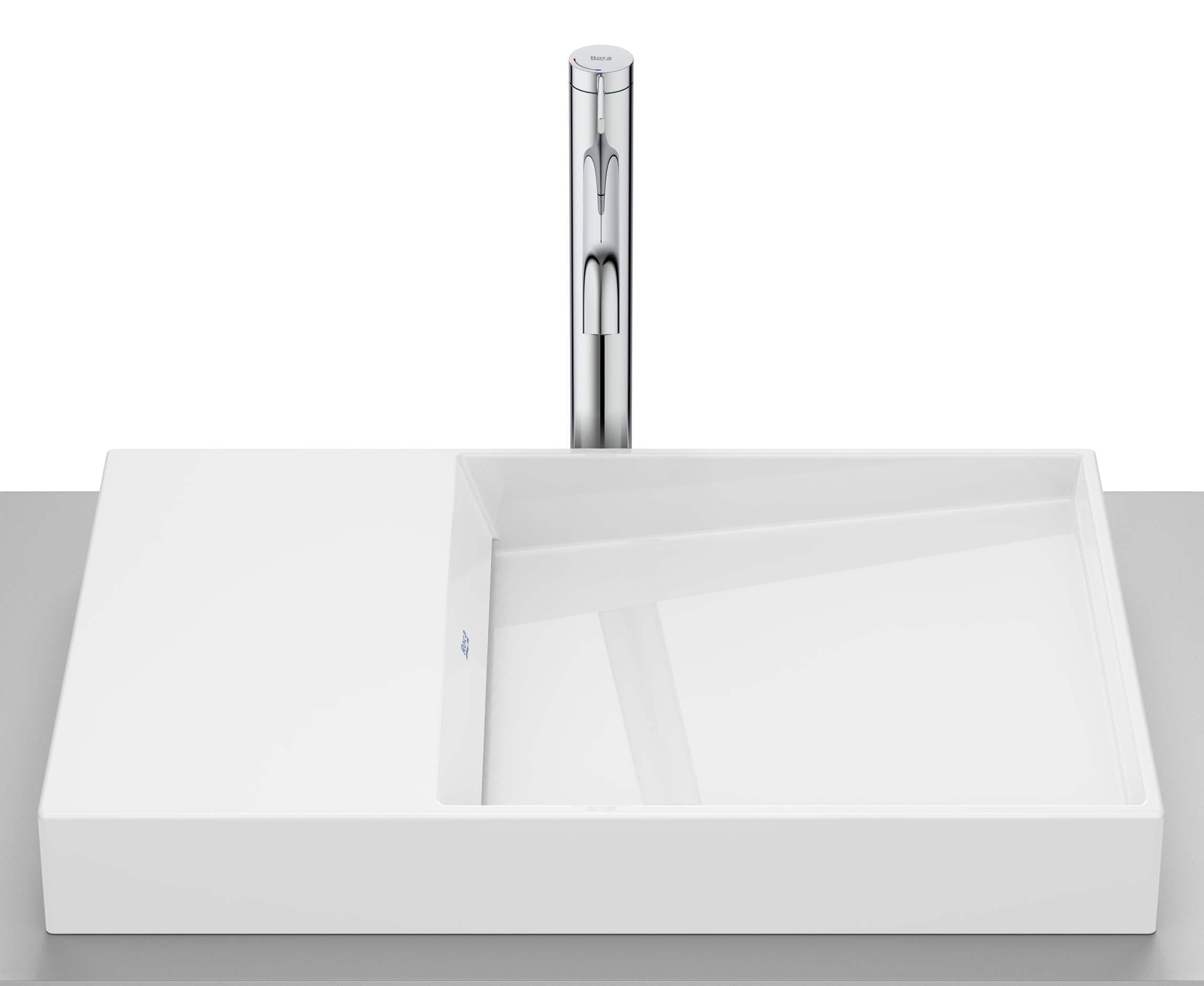 Roca Horizon Waschbecken 60x38 cm Aufsatzwaschbecken weiß A327279S0B