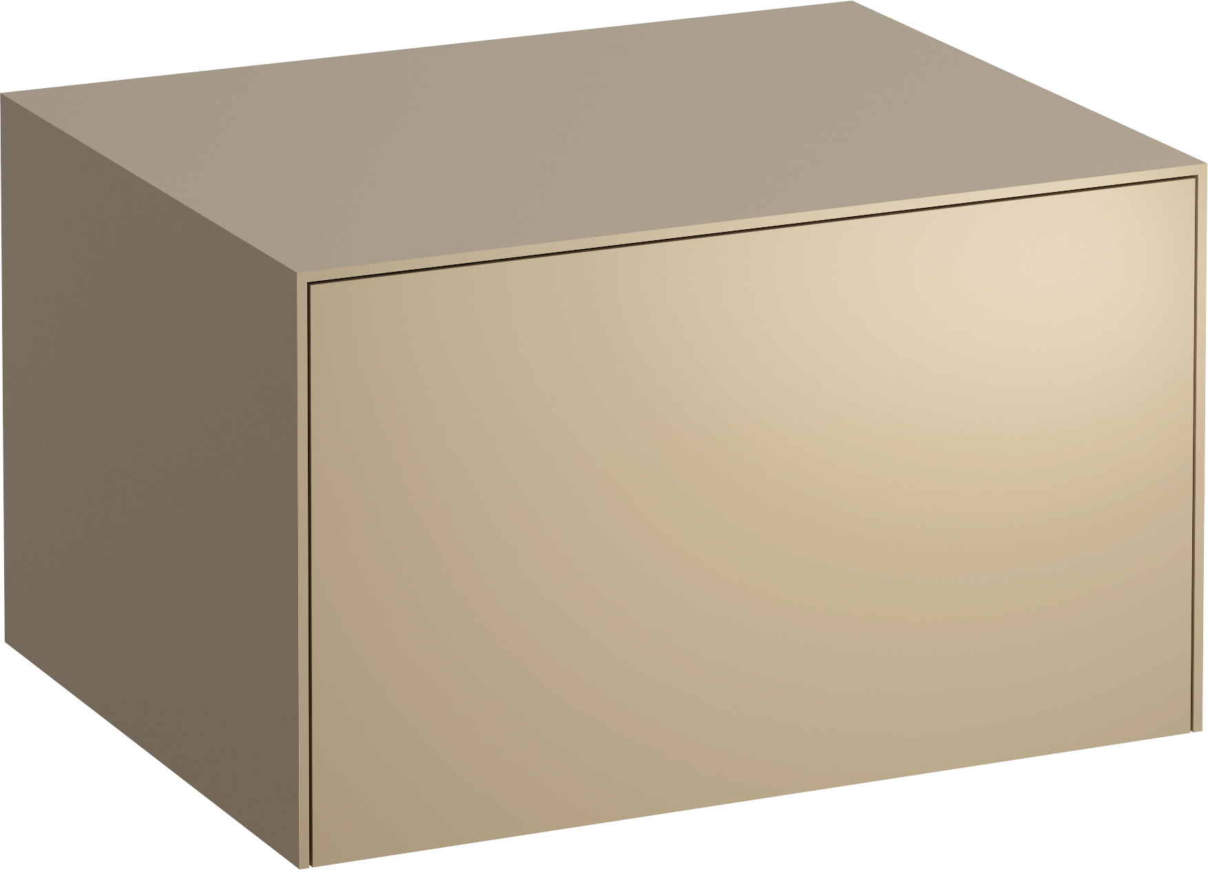 Laufen Sonar Schrank mit Arbeitsplatte 57.5x45.5x34 cm gold H4054000340401