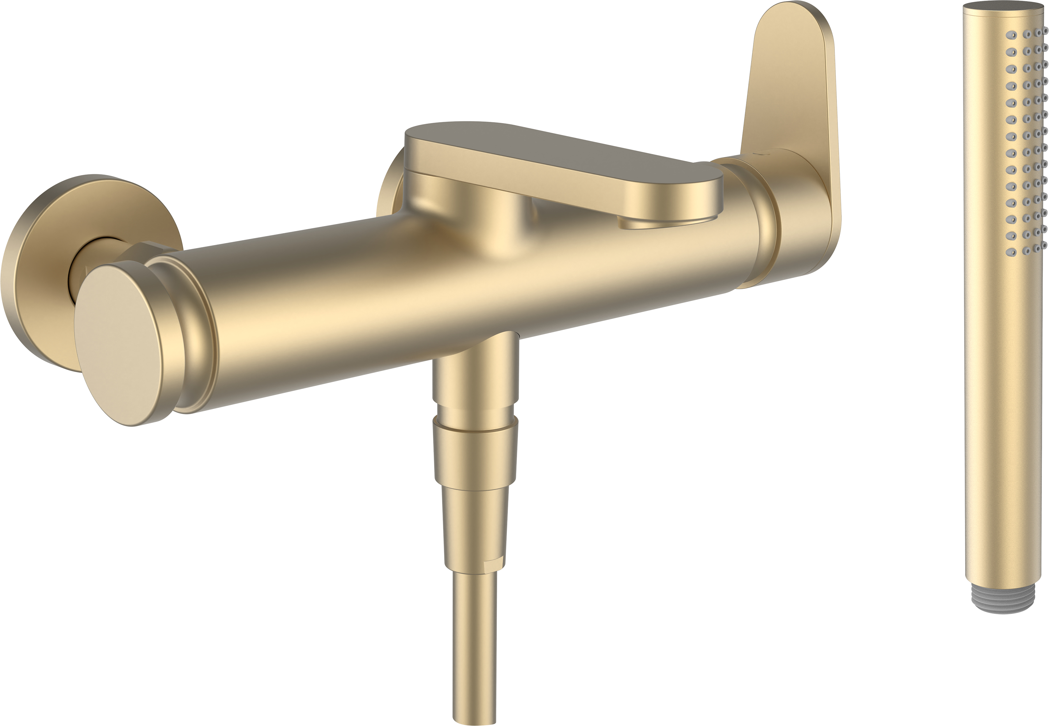 Laufen The New Classic Badewannen- und Duscharmatur Wandmontage gold HF900560462000