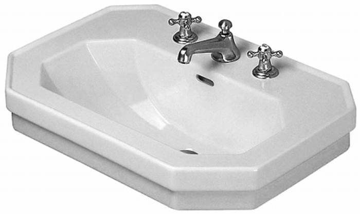 Duravit Seria 1930 waschbecken 70x50 cm klassisch weiß 04387000001