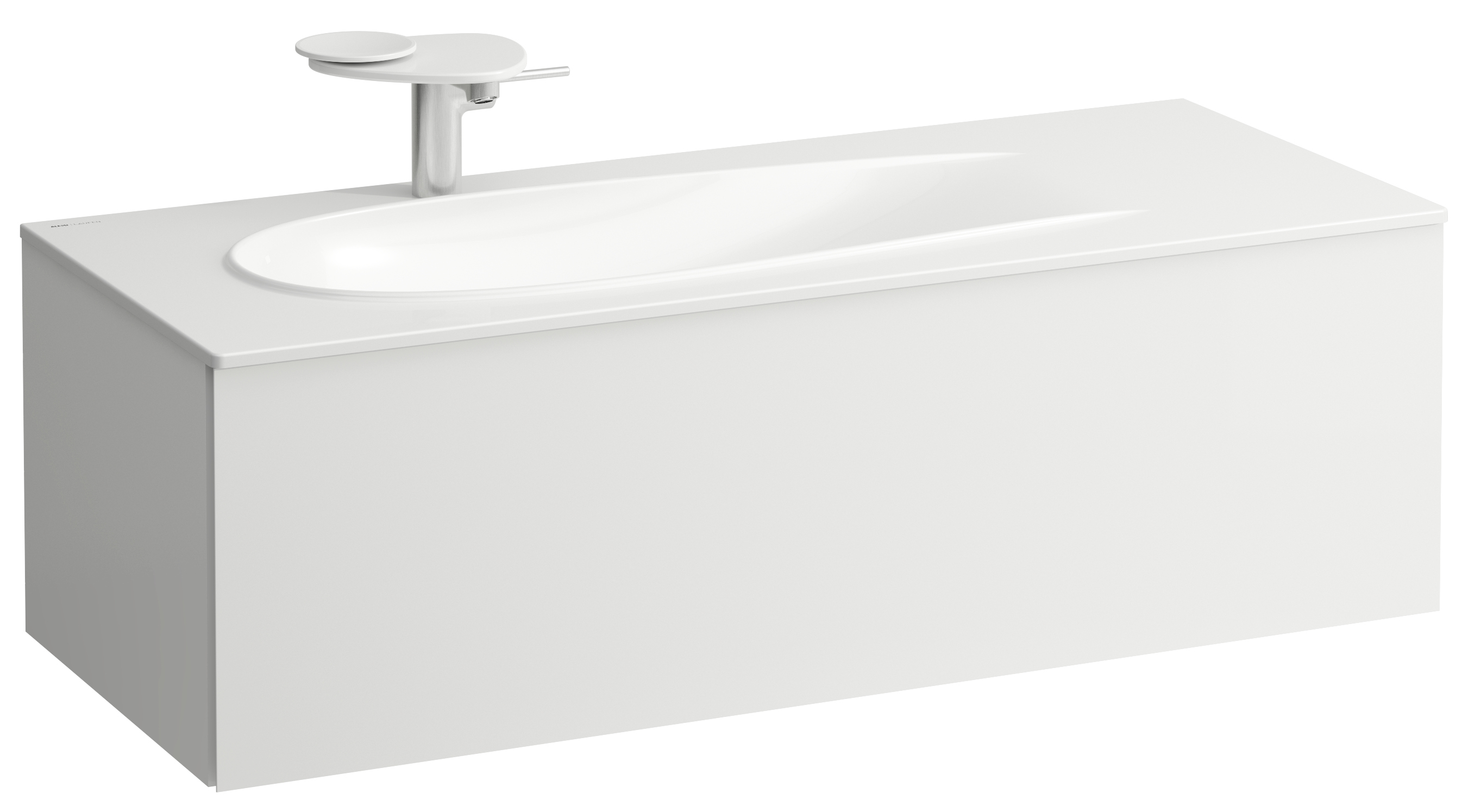 Laufen Il Bagno Alessi Badschrank 119.5x49x36.5 cm Unterschrank hängend weiß H4304410972601