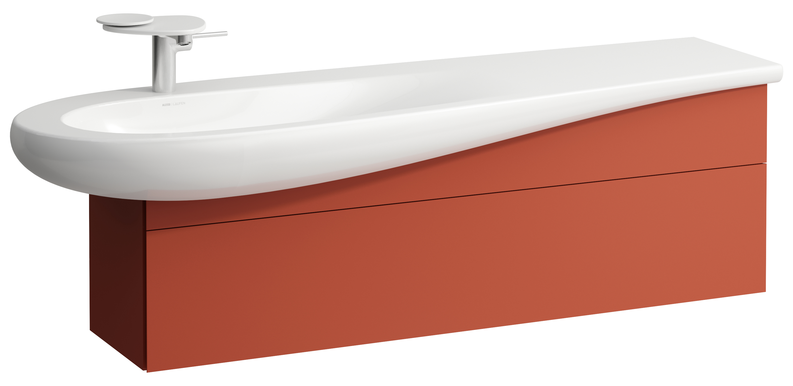 Laufen Il Bagno Alessi Badschrank 135x32x34 cm Unterschrank hängend H4304510972691
