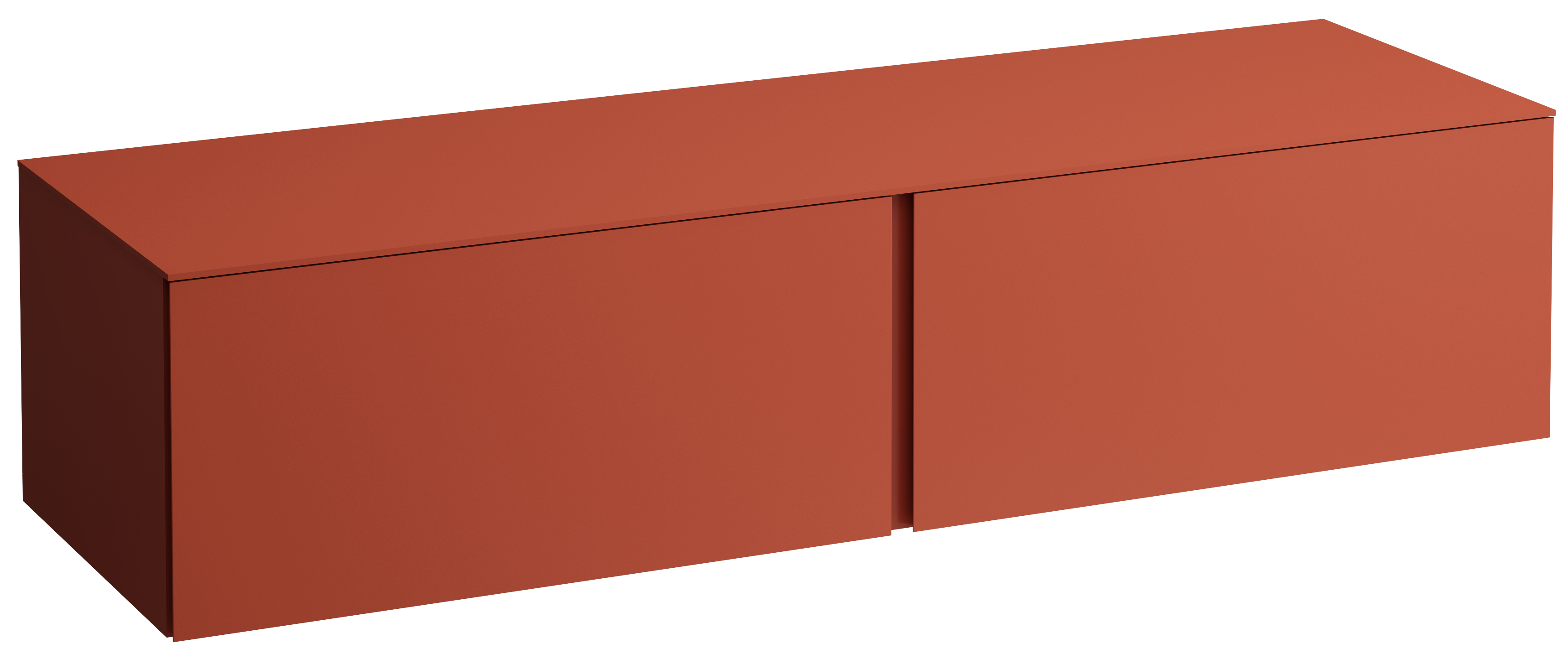 Laufen Il Bagno Alessi Schrank mit Arbeitsplatte 160x50x37 cm Unterschrank hängend H4303300972691