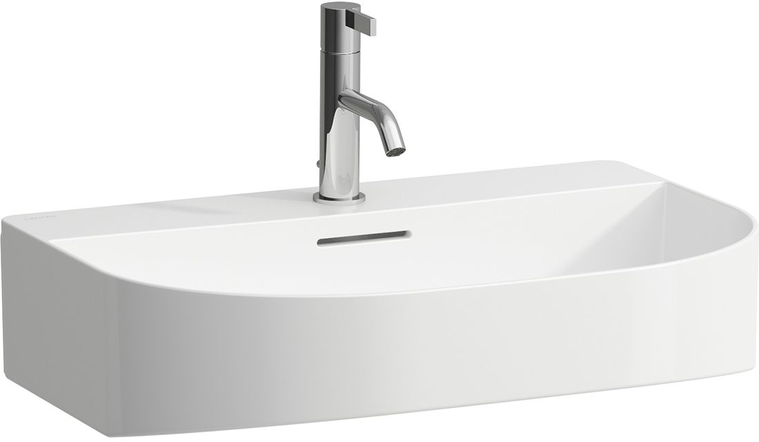 Laufen Sonar Waschbecken 60x42 cm halbrund Klassisch weiß glanz H8103424001091