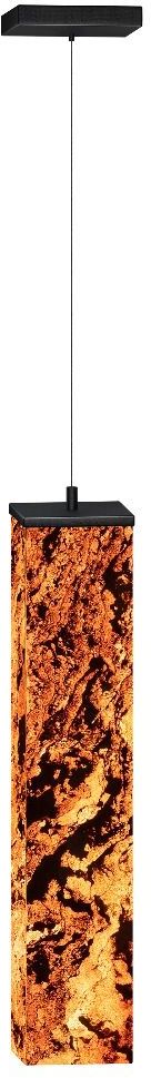 Abigali Marble Stone Pendelleuchte 1x25 W schwarz-braun MPLS-6614-606R