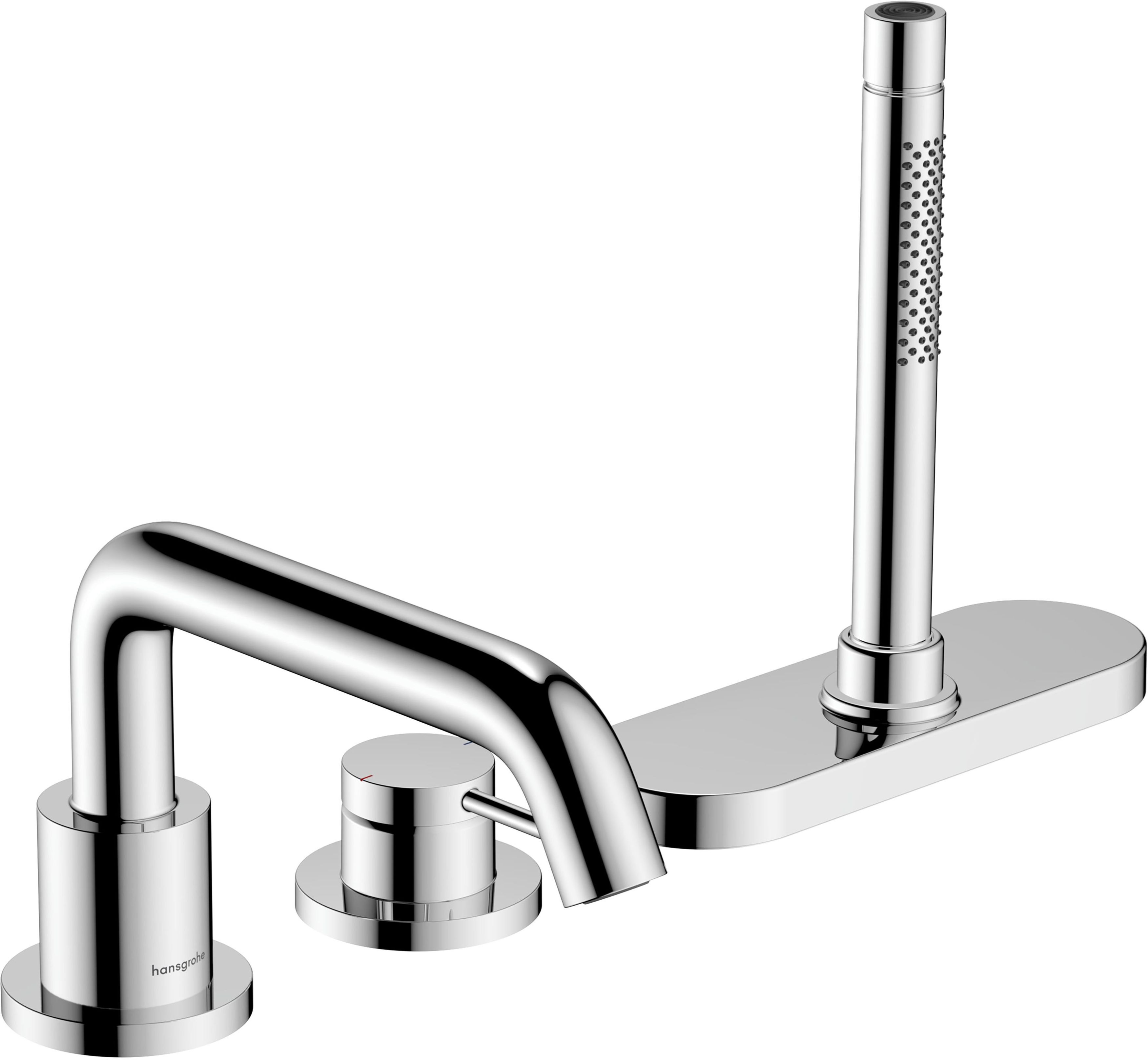 Hansgrohe Tecturis S Badewannen- und Duscharmatur awannenmontiert chrom 73447000