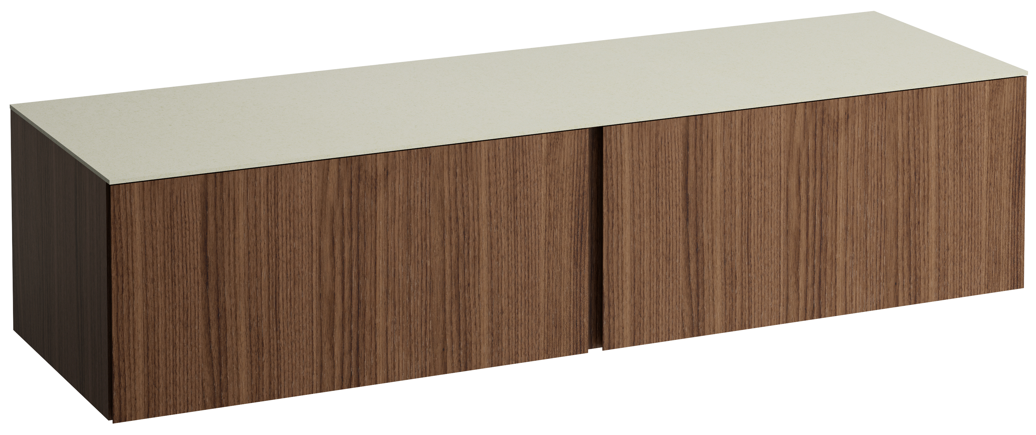 Laufen Il Bagno Alessi Schrank mit Arbeitsplatte 160x50x37 cm Unterschrank hängend H4313300976301