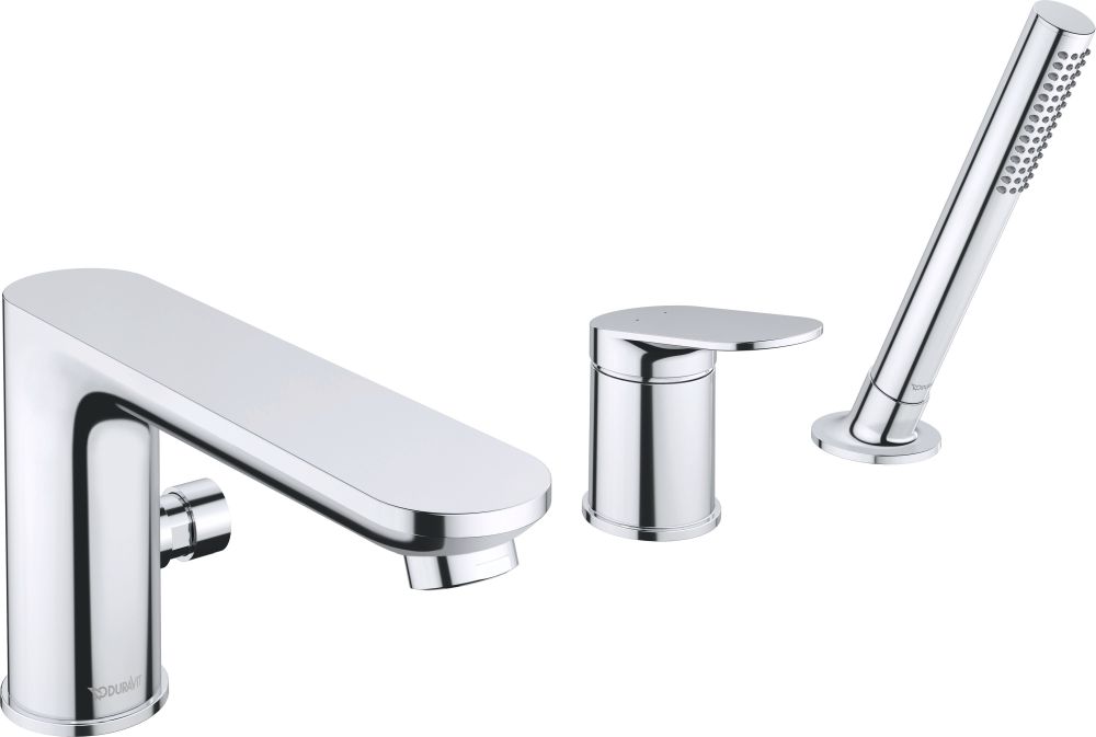 Duravit Wave Badewannen- und Duscharmatur awannenmontiert chrom WA5260000010