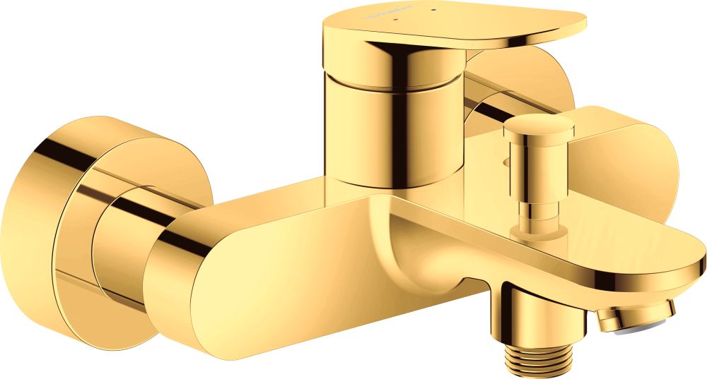 Duravit Wave Badewannen- und Duscharmatur Wandmontage gold WA5230000034