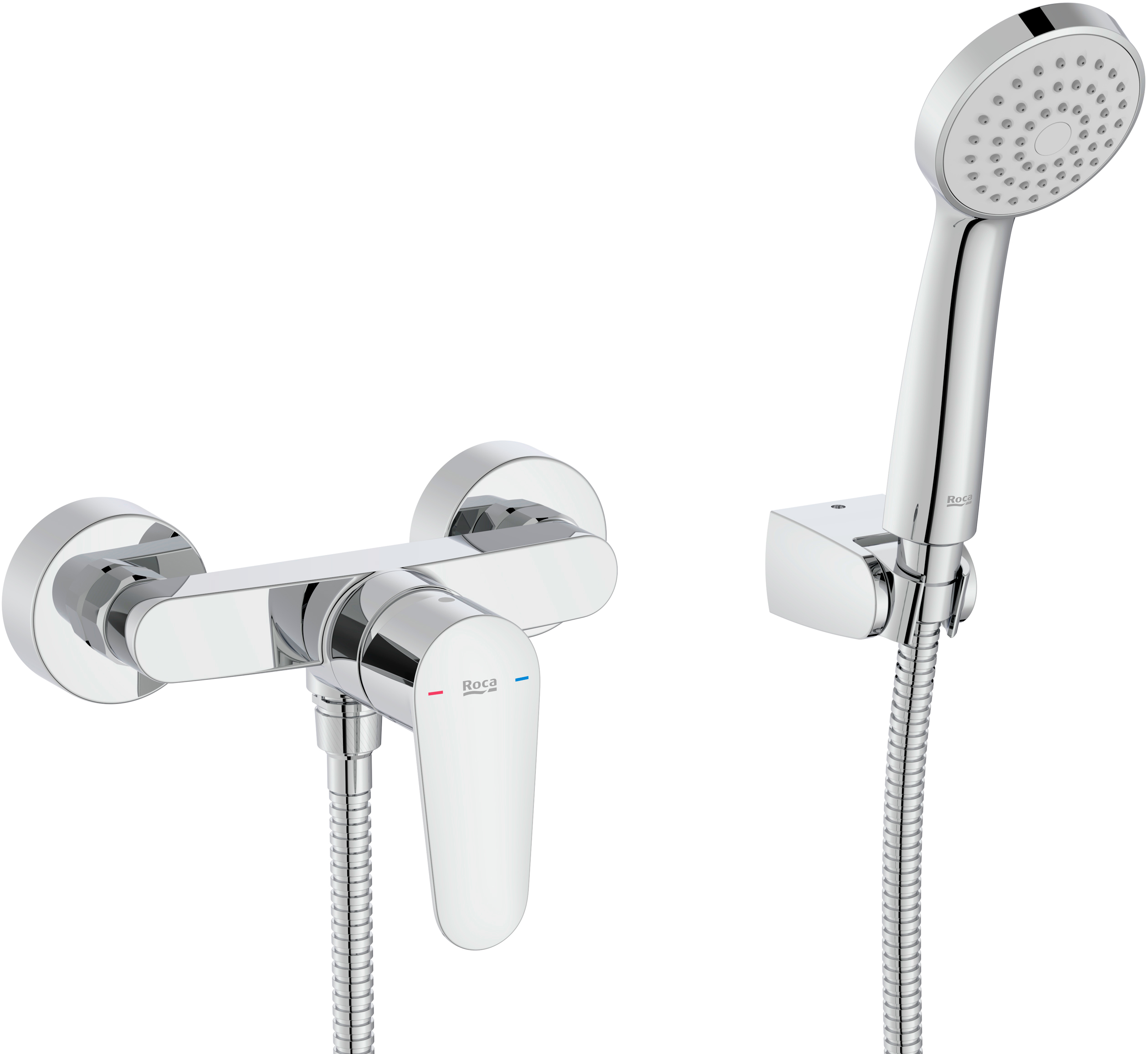 Roca Victoria Plus Duschbatterie Wandmontage chrom A5A204FC00