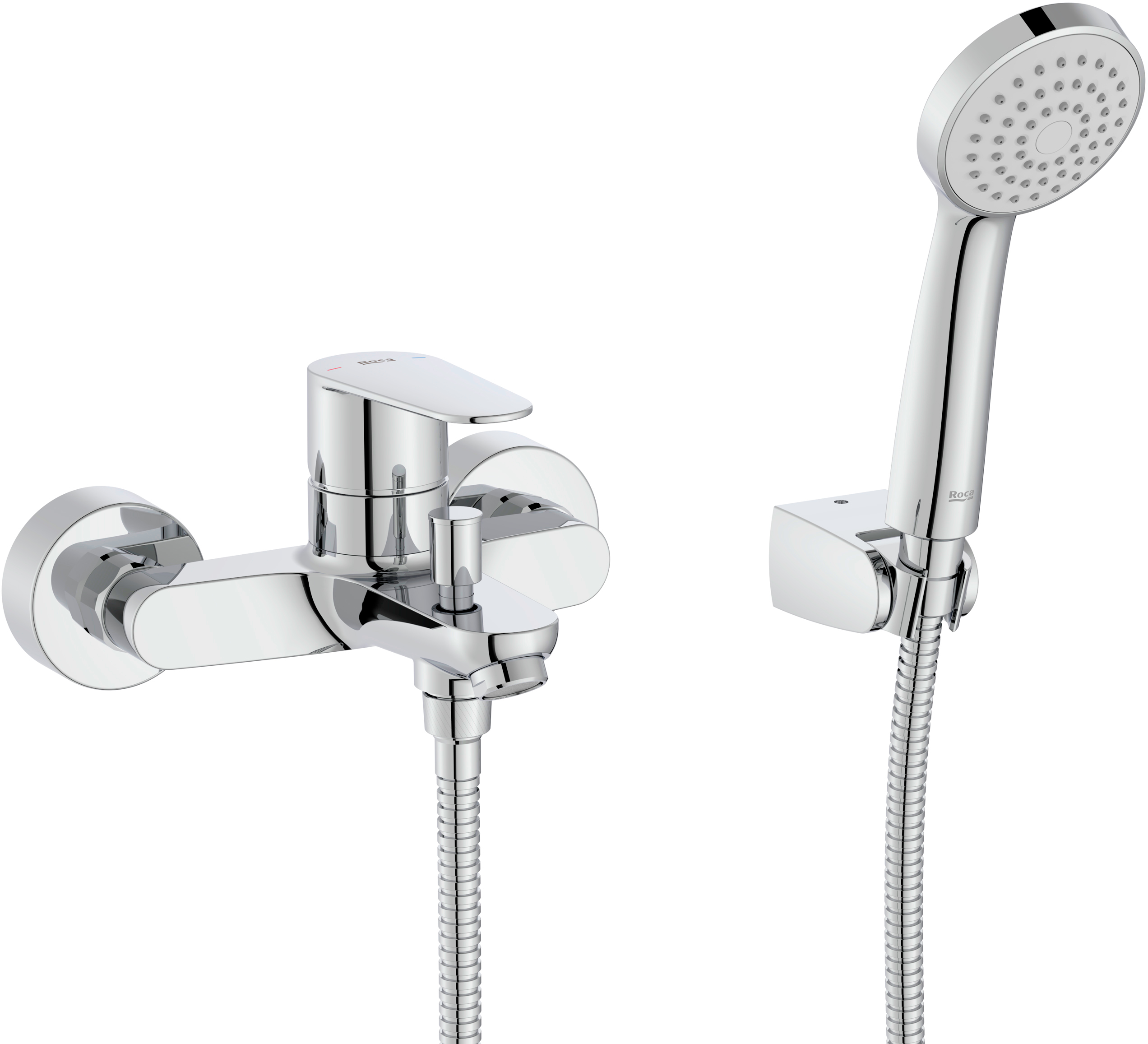 Roca Victoria Plus Badewannen- und Duscharmatur Wandmontage chrom A5A014FC00