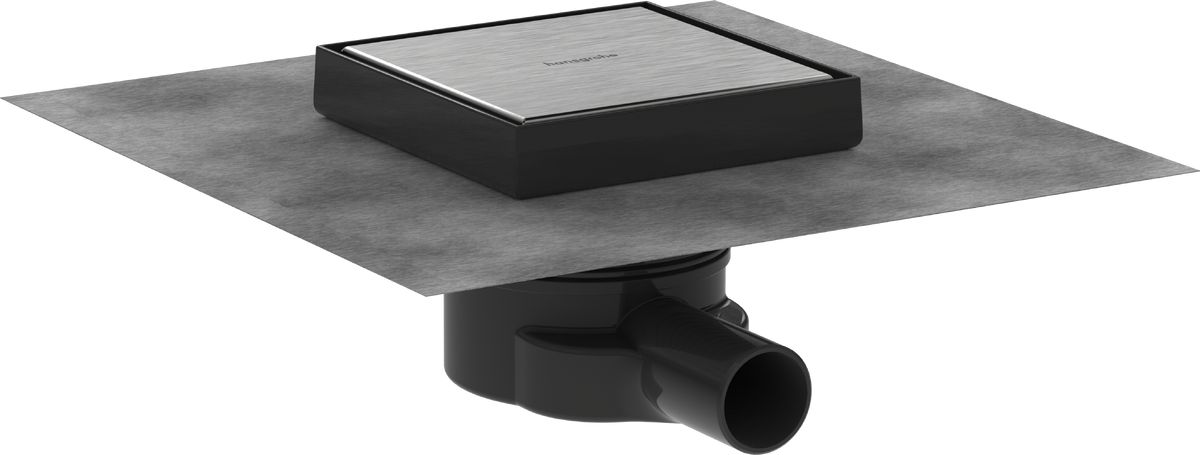 Hansgrohe RainDrain Point Duschrinne 15 cm stahl 56249800