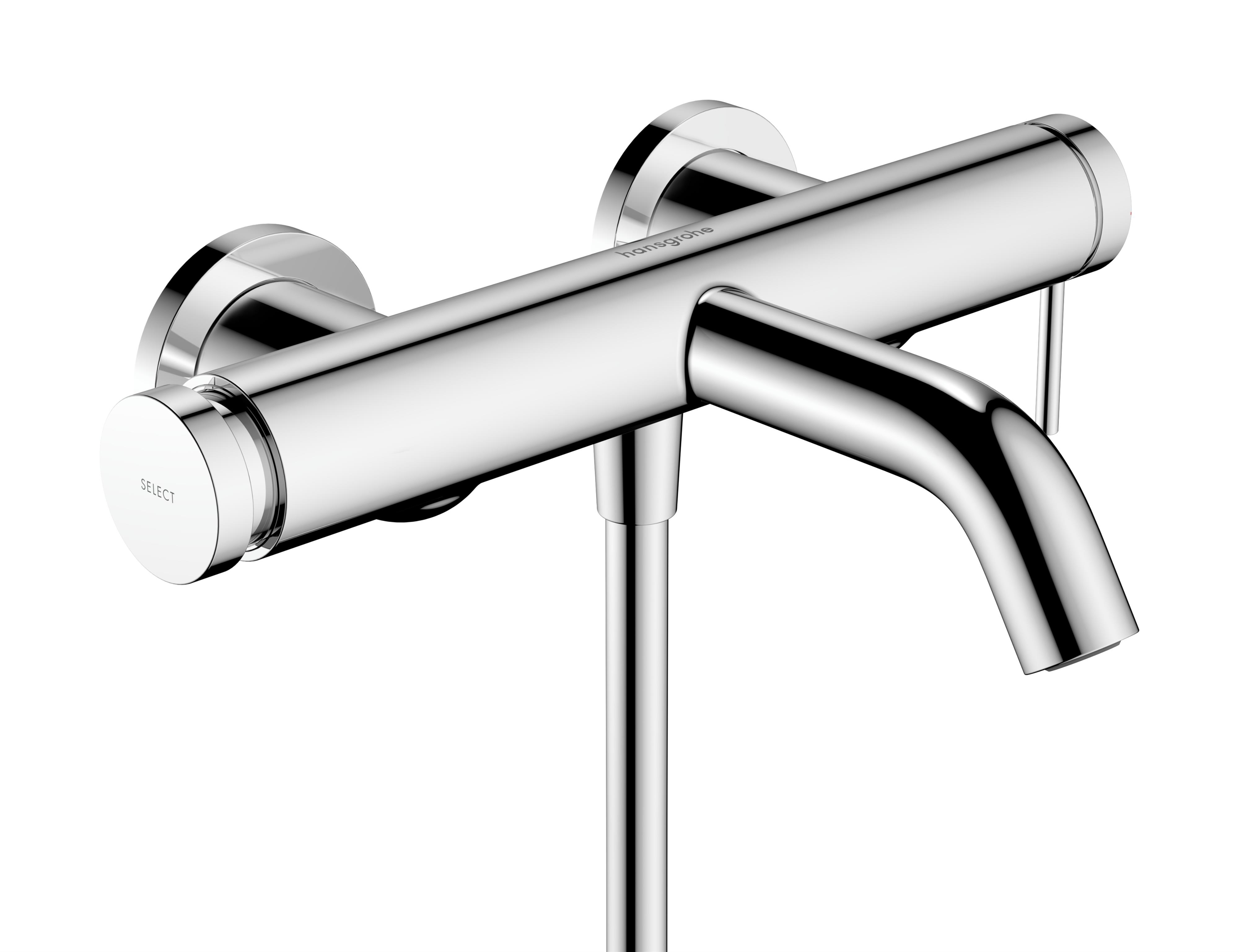 Hansgrohe Tecturis S Badewannen- und Duscharmatur Wandmontage chrom 73422000