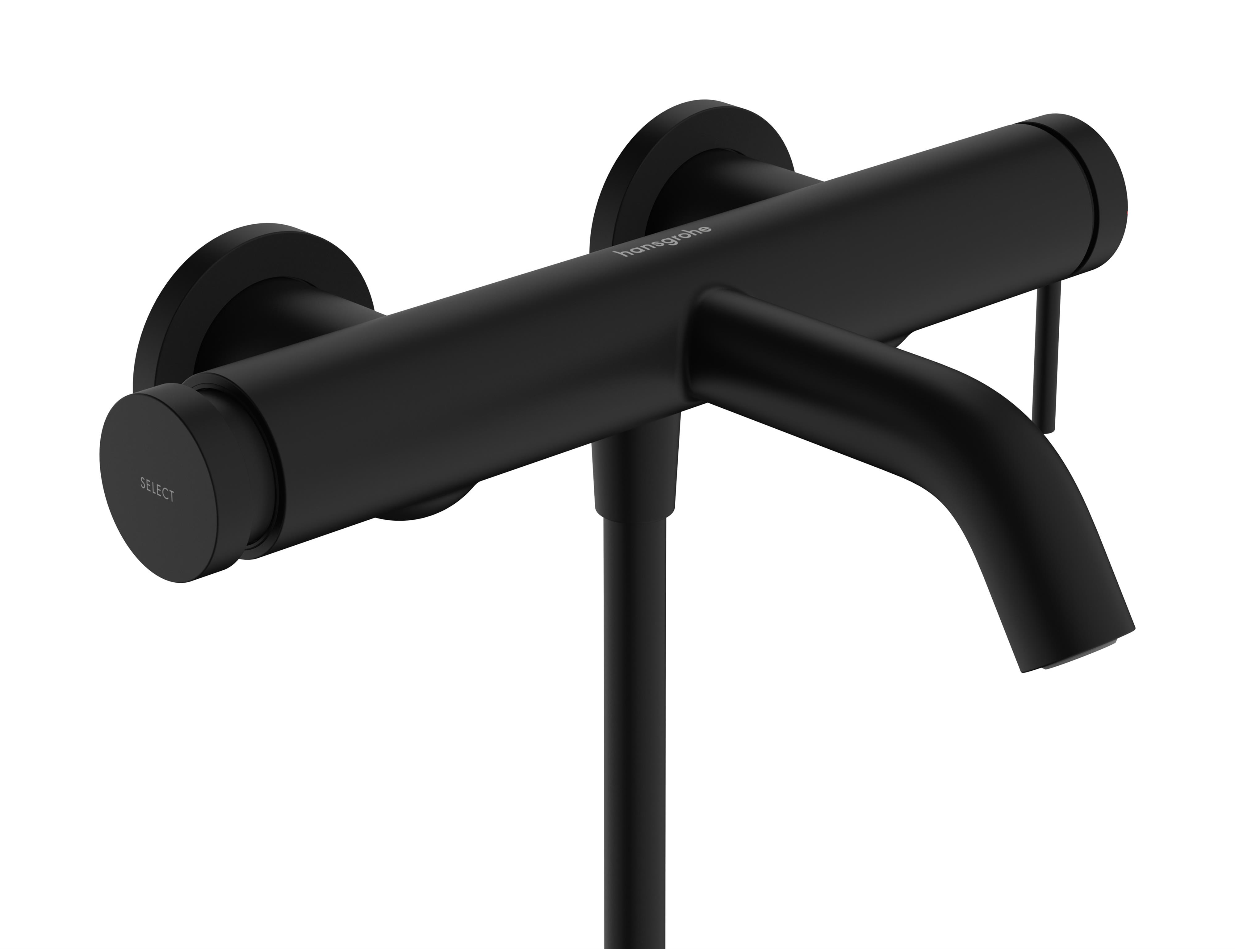 Hansgrohe Tecturis S Badewannen- und Duscharmatur Wandmontage schwarz 73422670