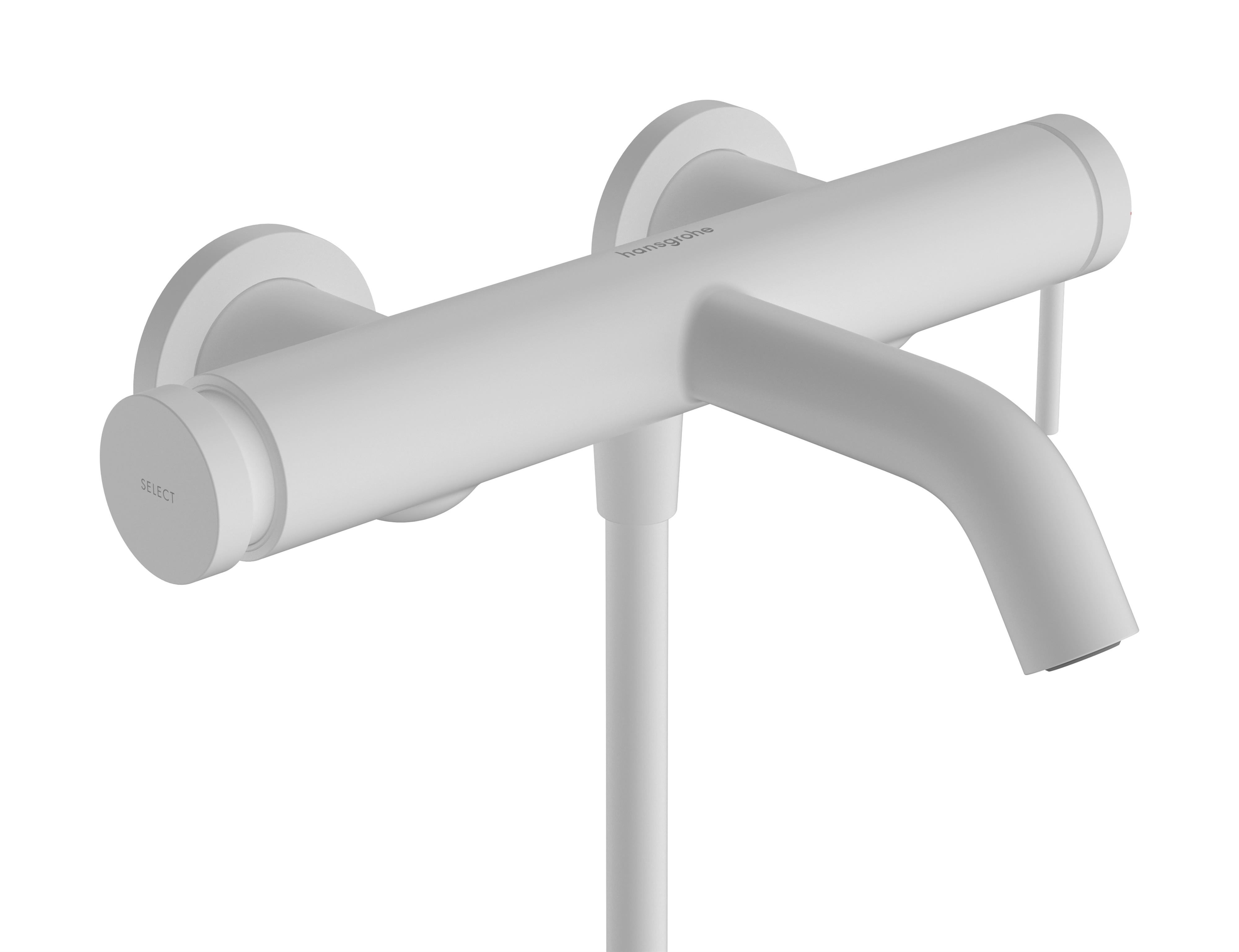 Hansgrohe Tecturis S Badewannen- und Duscharmatur Wandmontage weiß 73422700