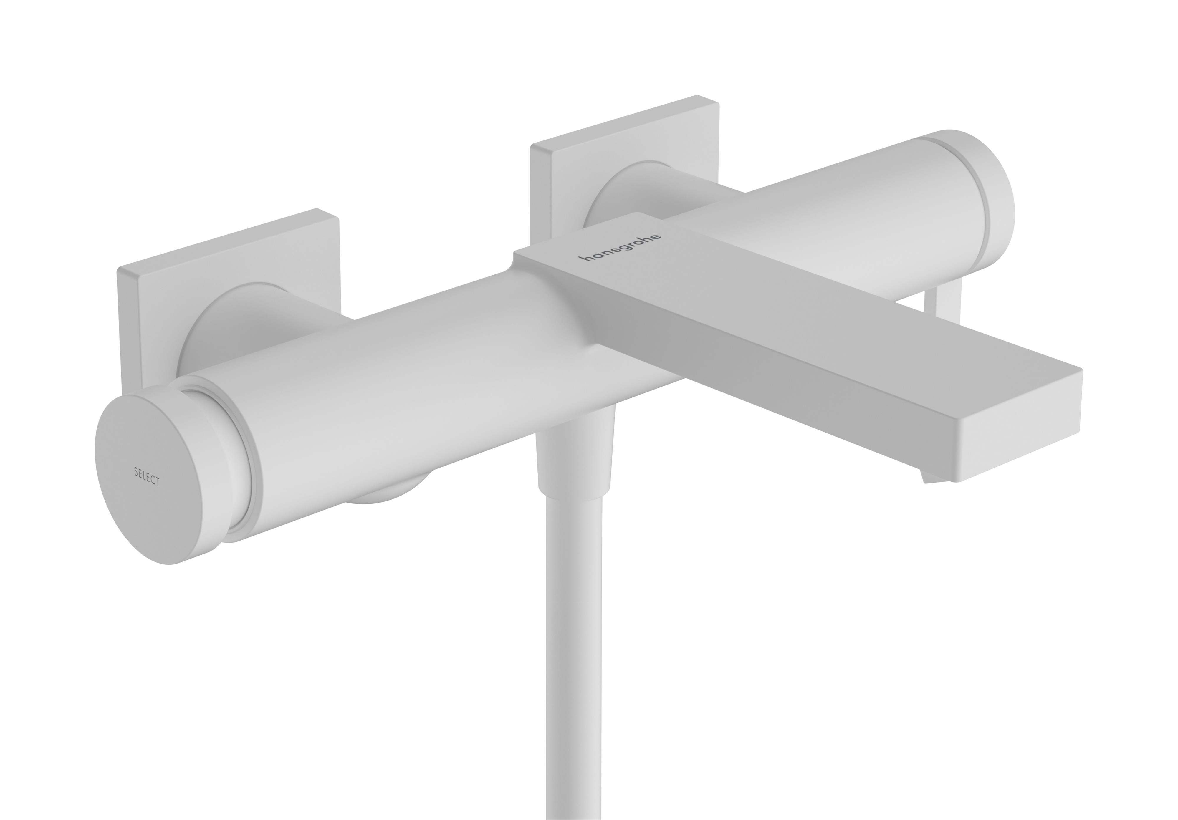 Hansgrohe Tecturis E Badewannen- und Duscharmatur Wandmontage weiß 73420700