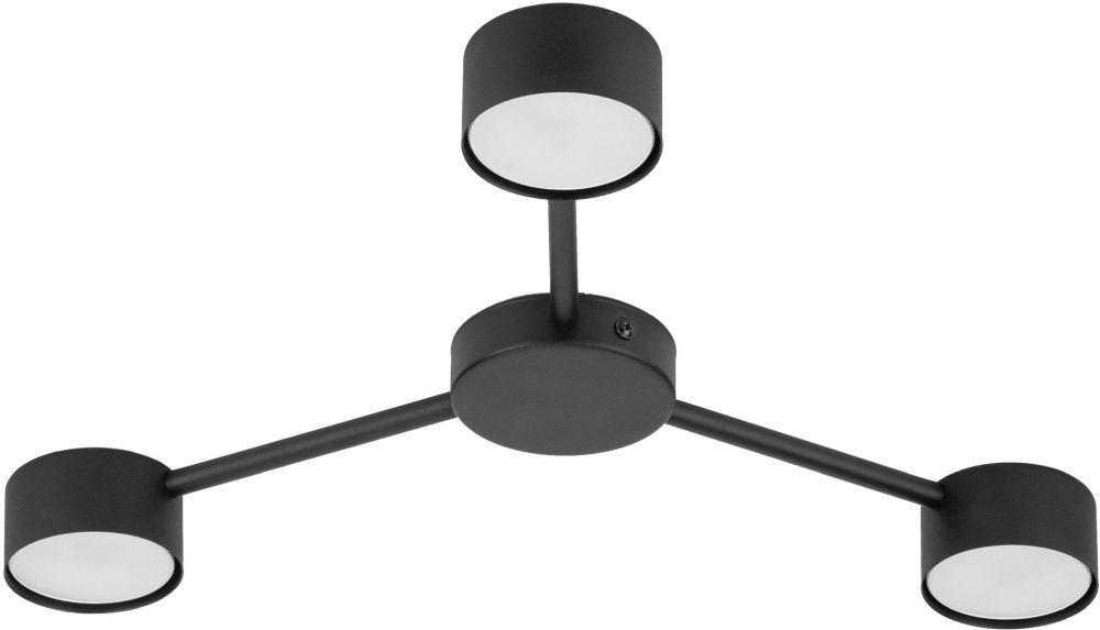 TK Lighting Avia Black Deckenlampe 3x10 W schwarz 4689
