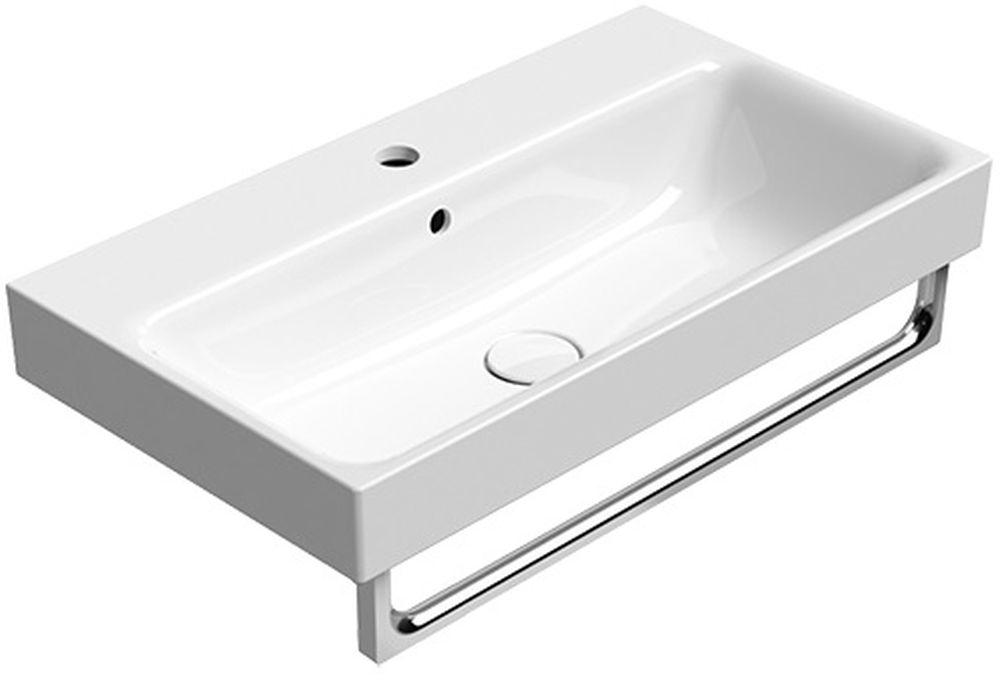 GSI Nubes Waschbecken 70x40 cm rechteckig Klassisch weiß 9687111