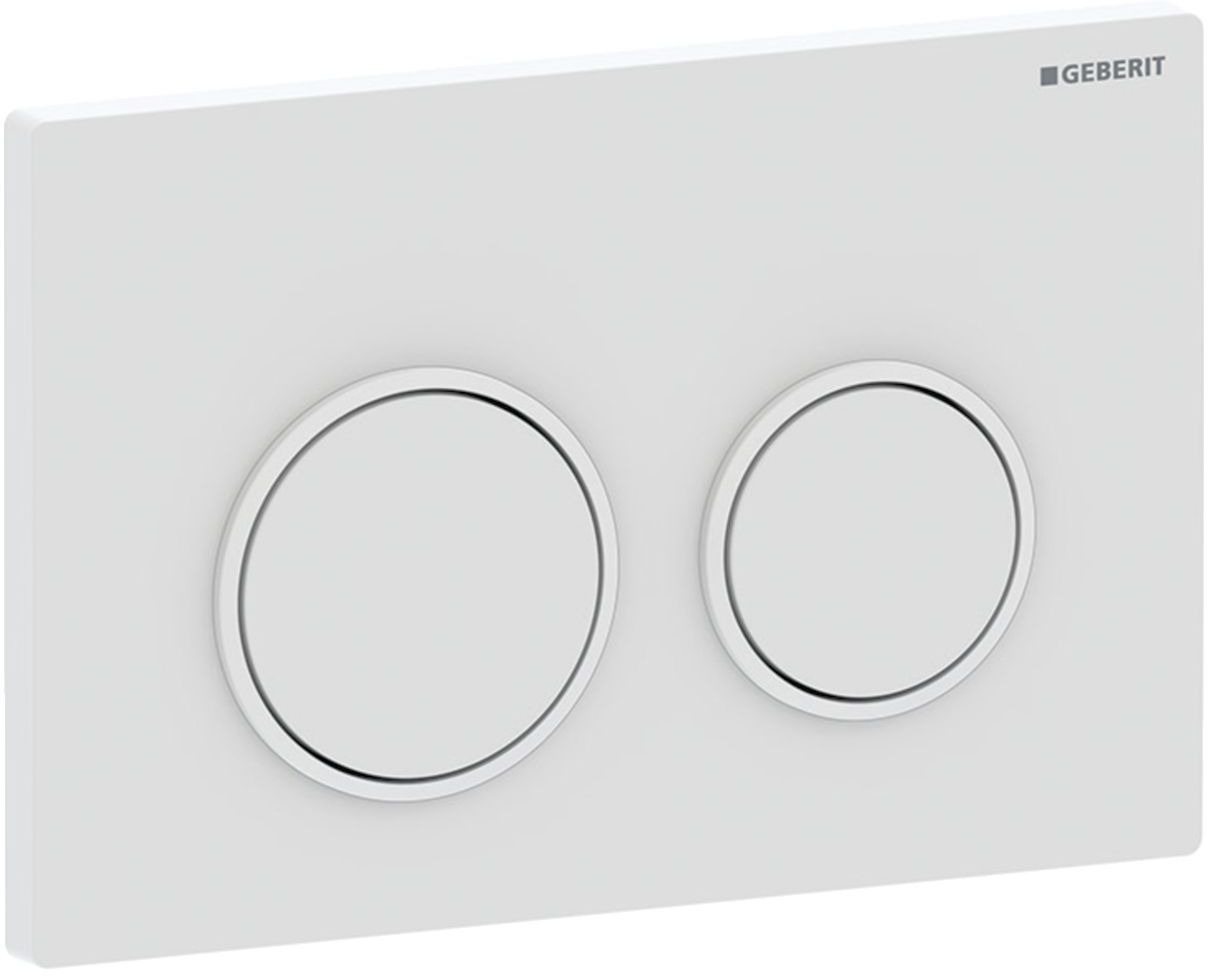 Geberit Omega20 Betätigungsplatte für Toilette weiß 115.085.11.1