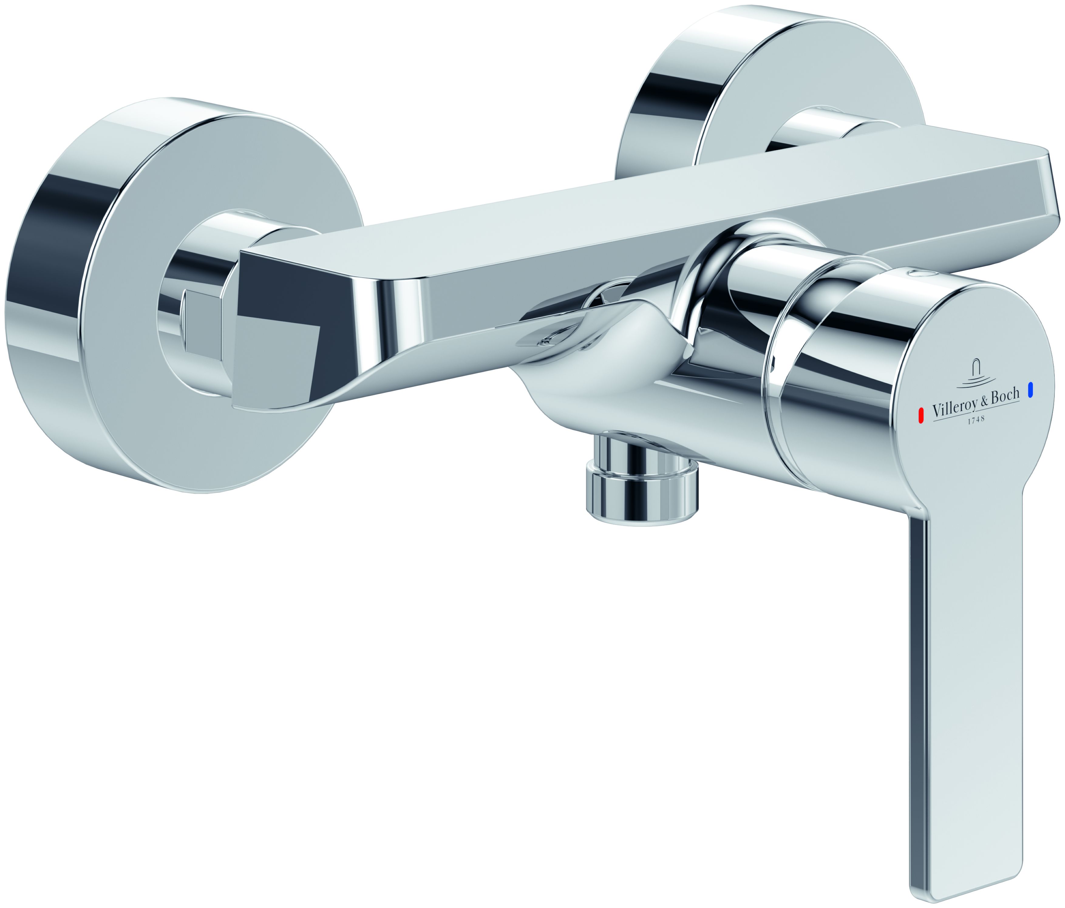 Villeroy & Boch Architectura Duscharmatur Wandmontage chrom TVS10300100061