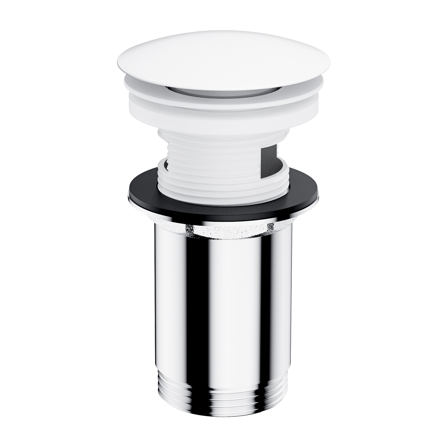 Omnires Waschbeckenstöpsel weiß A706BM