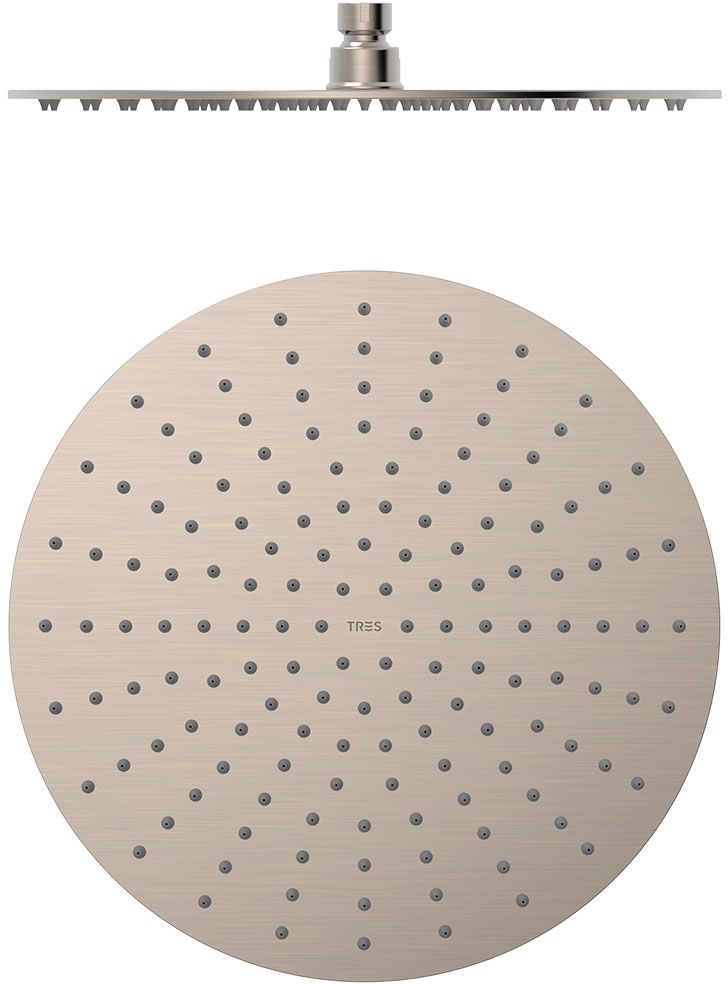 Tres Kopfbrause 30x30 cm rund stahl 134315010AC