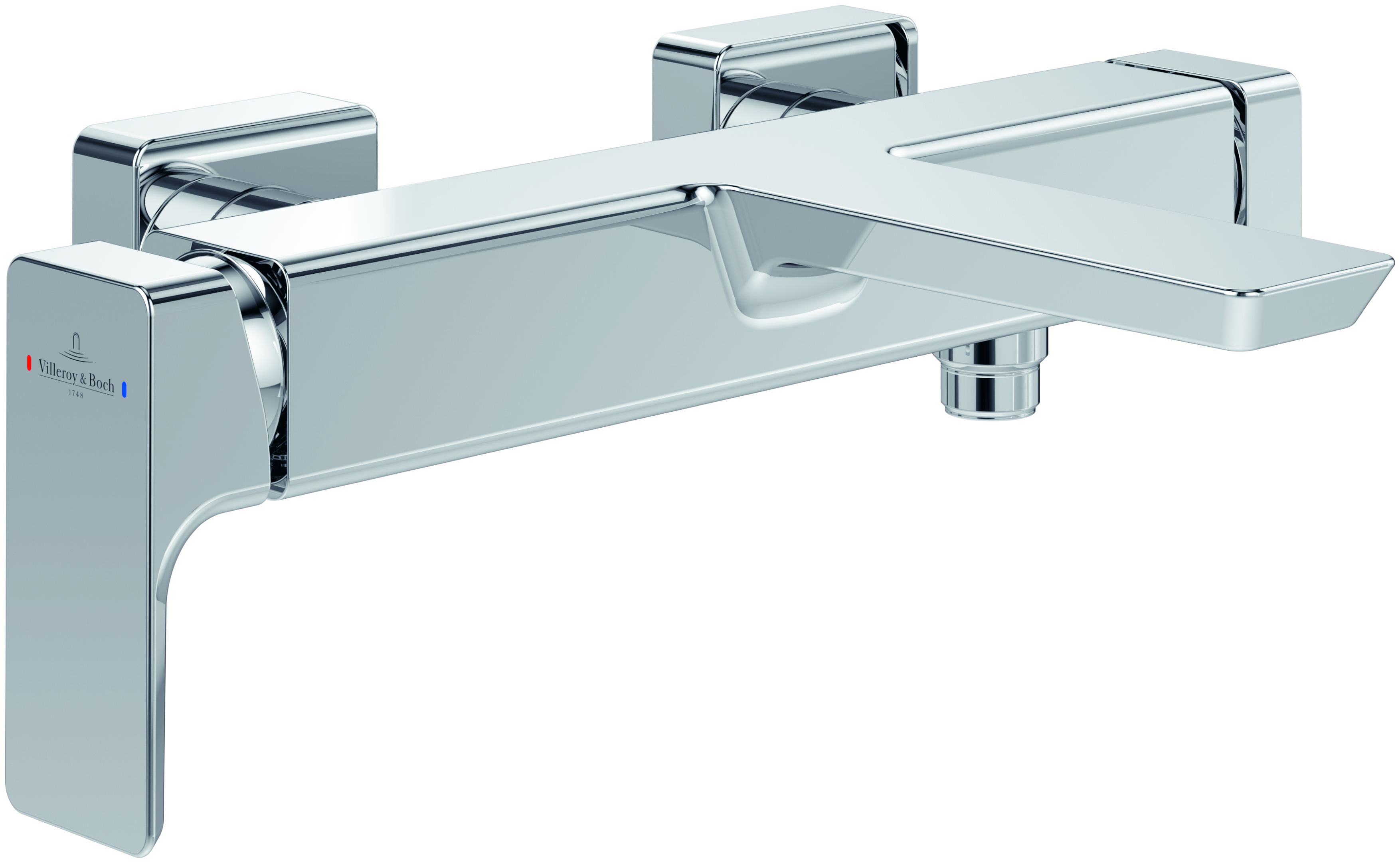 Villeroy & Boch Subway 3.0 Badewannen- und Duscharmatur Wandmontage chrom TVT11200200061