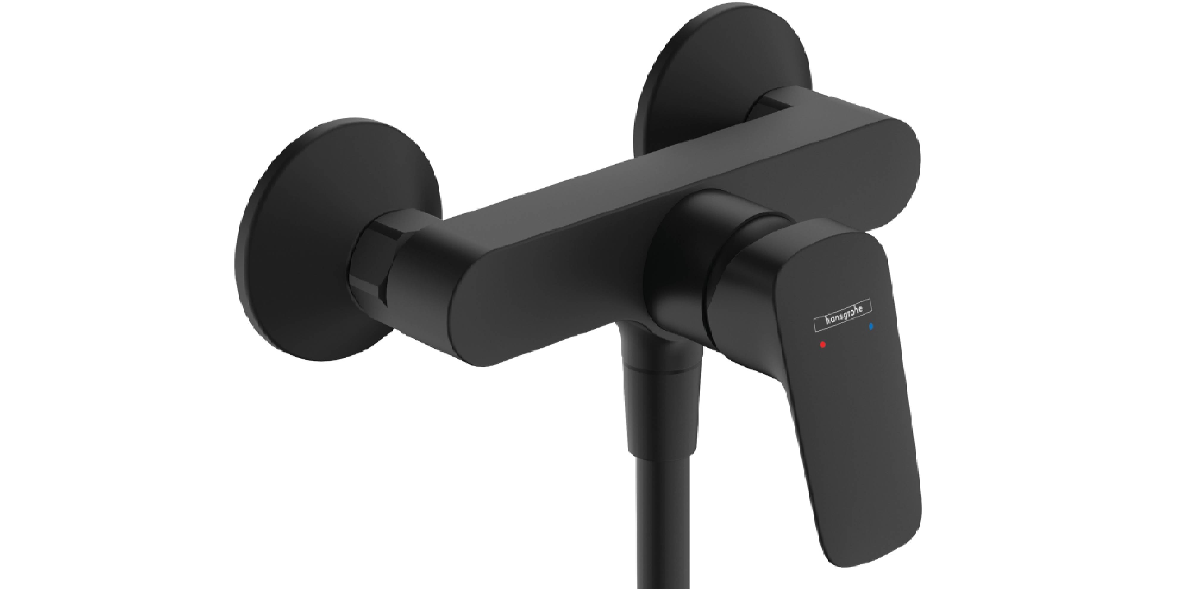 Hansgrohe Logis Duschbatterie Wandmontage schwarz 71600670