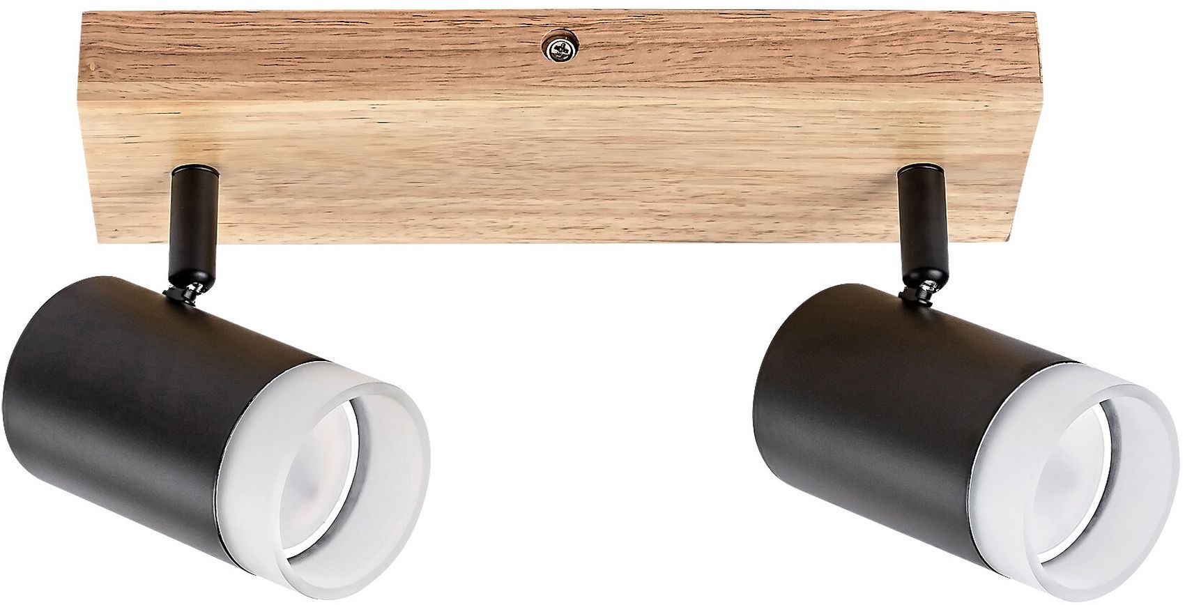 Rabalux Toras Deckenlampe 2x5 W schwarz-holz 73122