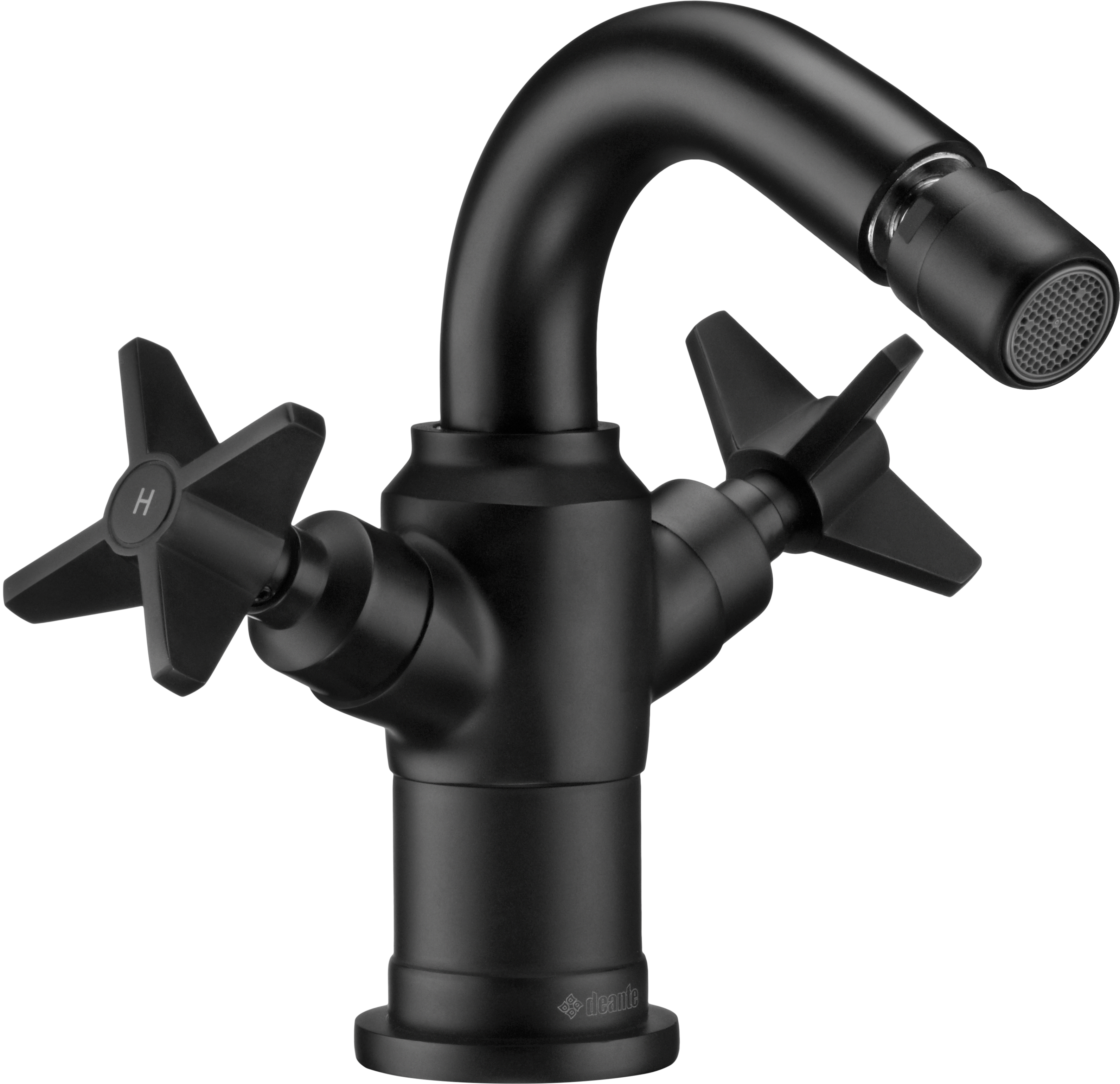 Deante Temisto Bidet-Wasserhahn stehend schwarz BQT_N30D