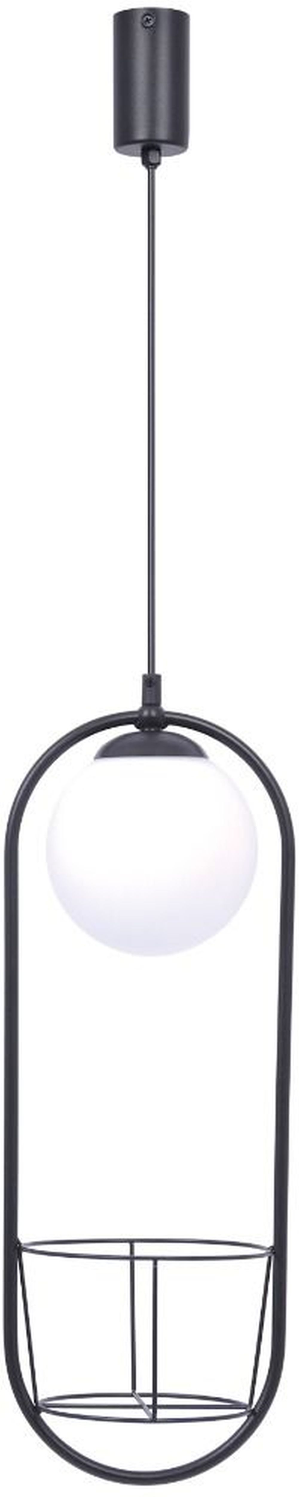 Zuma Line Plant Pendelleuchte 1x40 W schwarz 5003