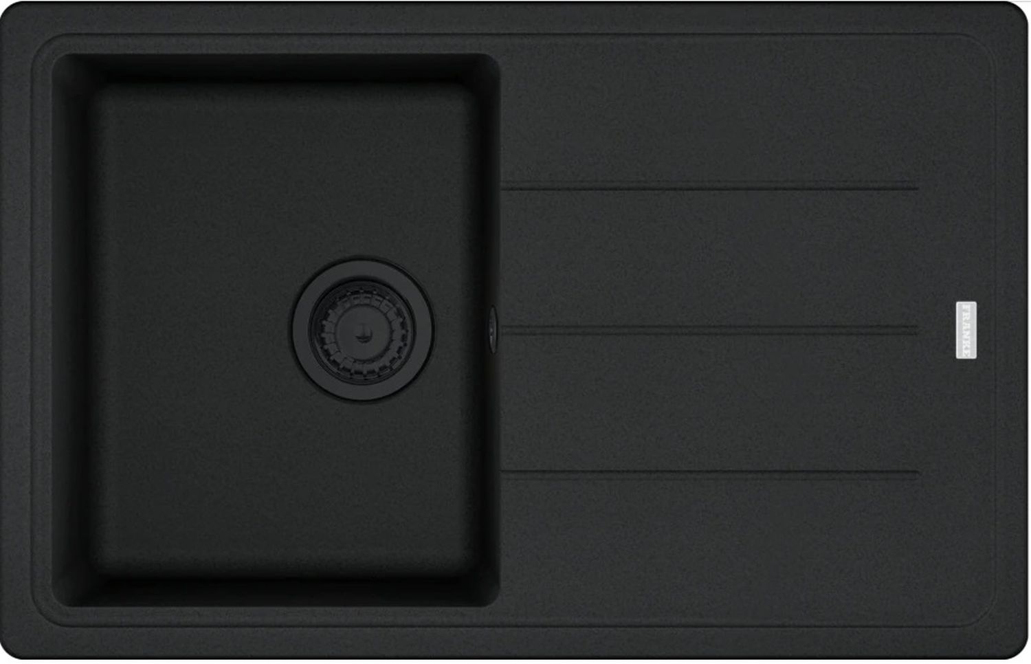Franke Basis Granitspüle 78x50 cm schwarz 114.0693.557