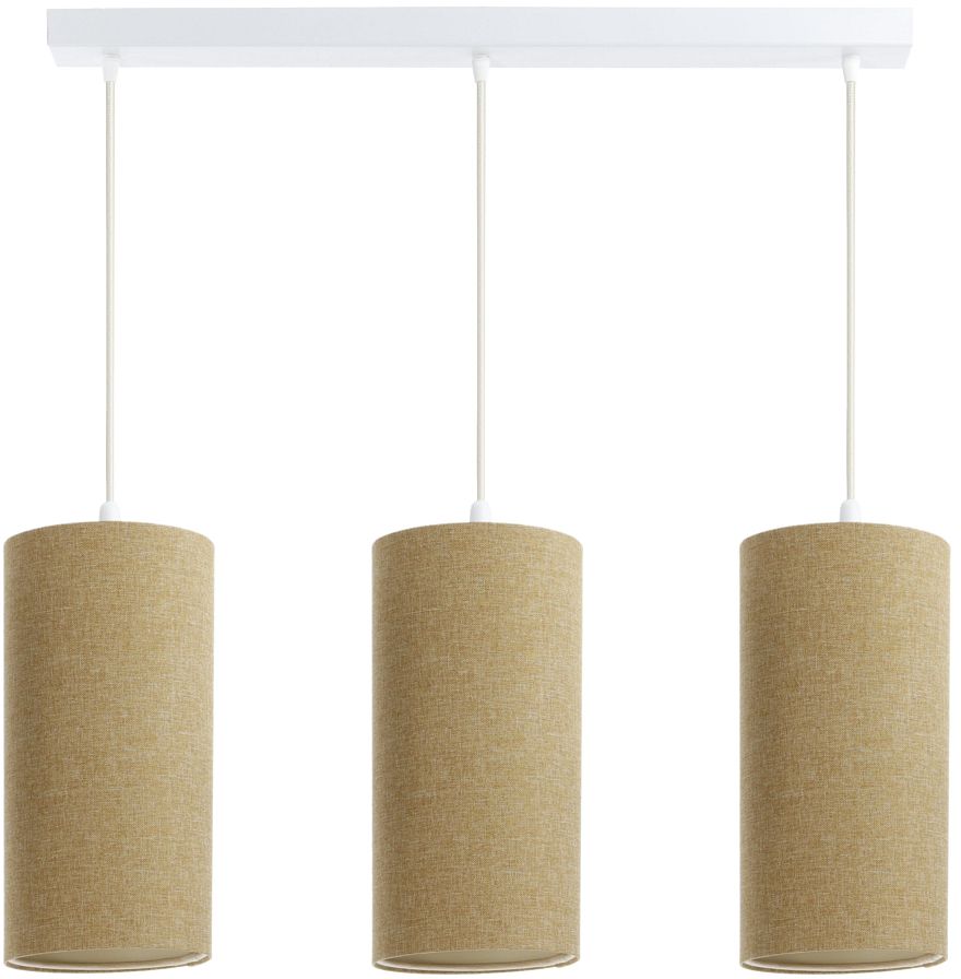 BPS Koncept Boho Ellegant Slim Pendelleuchte 3x60 W braun 0T0-L3-005