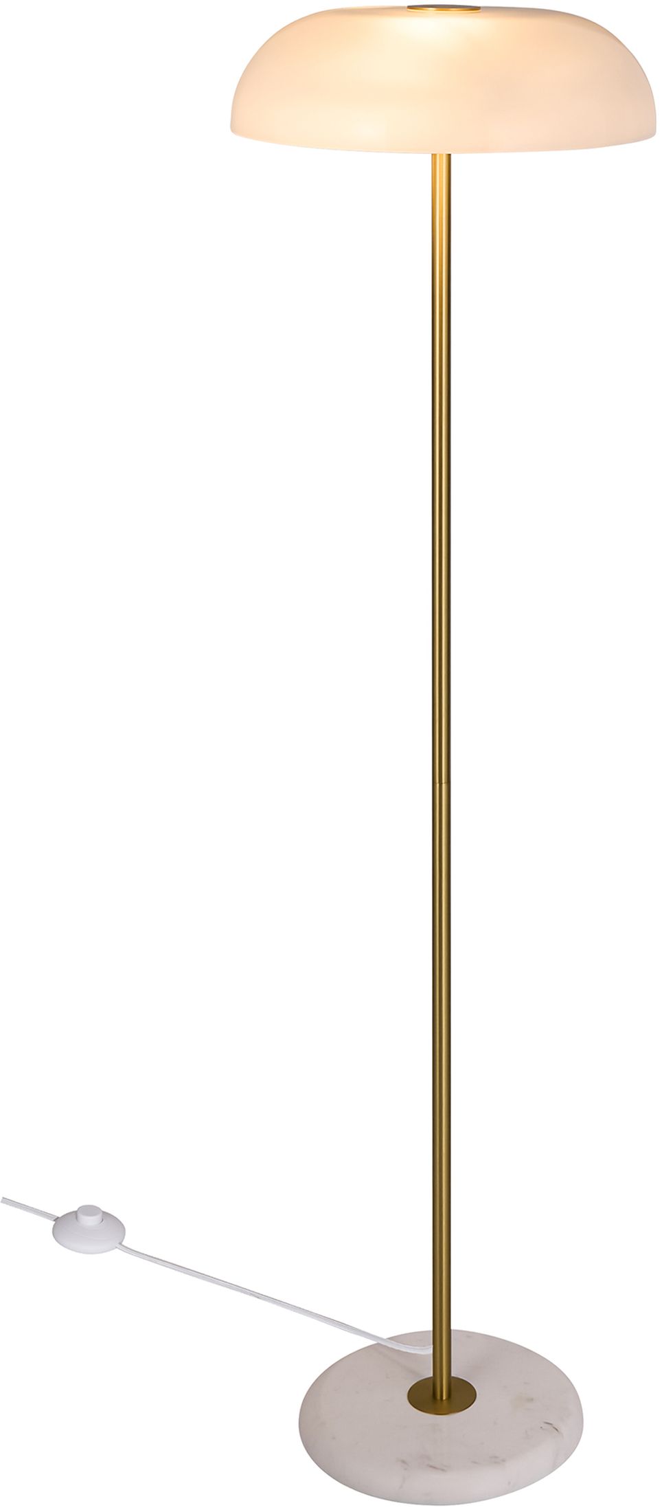 Nordlux Glossy Stehlampe 3x25 W weiß-messing-marmor 2220344001