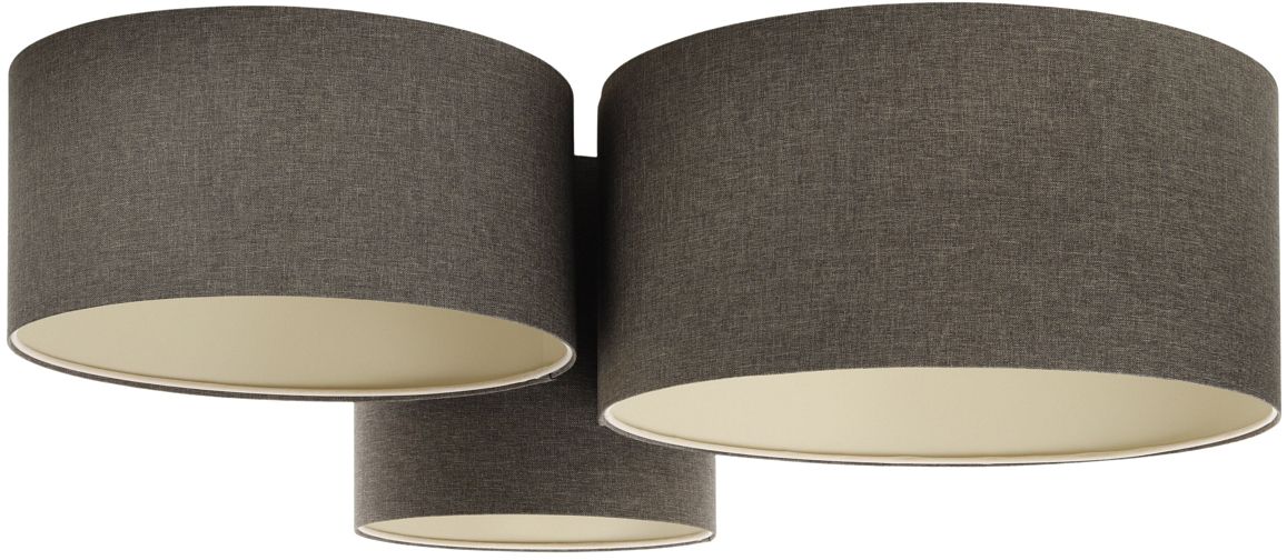 BPS Koncept Boho Ellegant Deckenlampe 3x60 W graphit 080-068