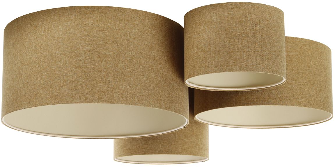 BPS Koncept Boho Ellegant Deckenlampe 4x60 W braun 084-066