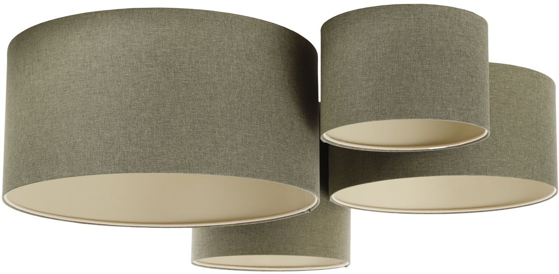 BPS Koncept Boho Ellegant Deckenlampe 4x60 W grün 084-067