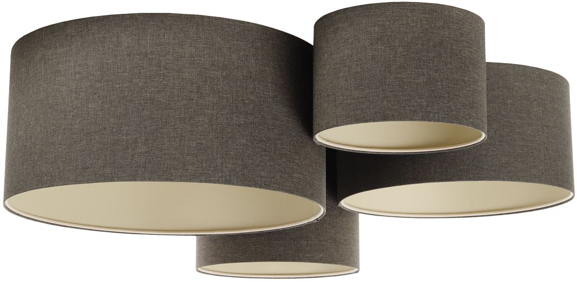 BPS Koncept Boho Ellegant Deckenlampe 4x60 W graphit 084-068