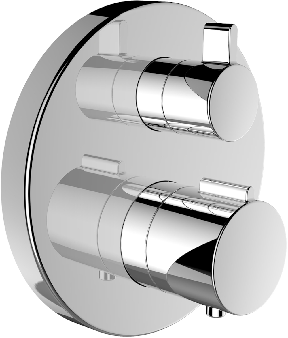 Laufen City Therm Badewannen- und Duscharmatur Unterputz mit Thermostat chrom HF905475100000