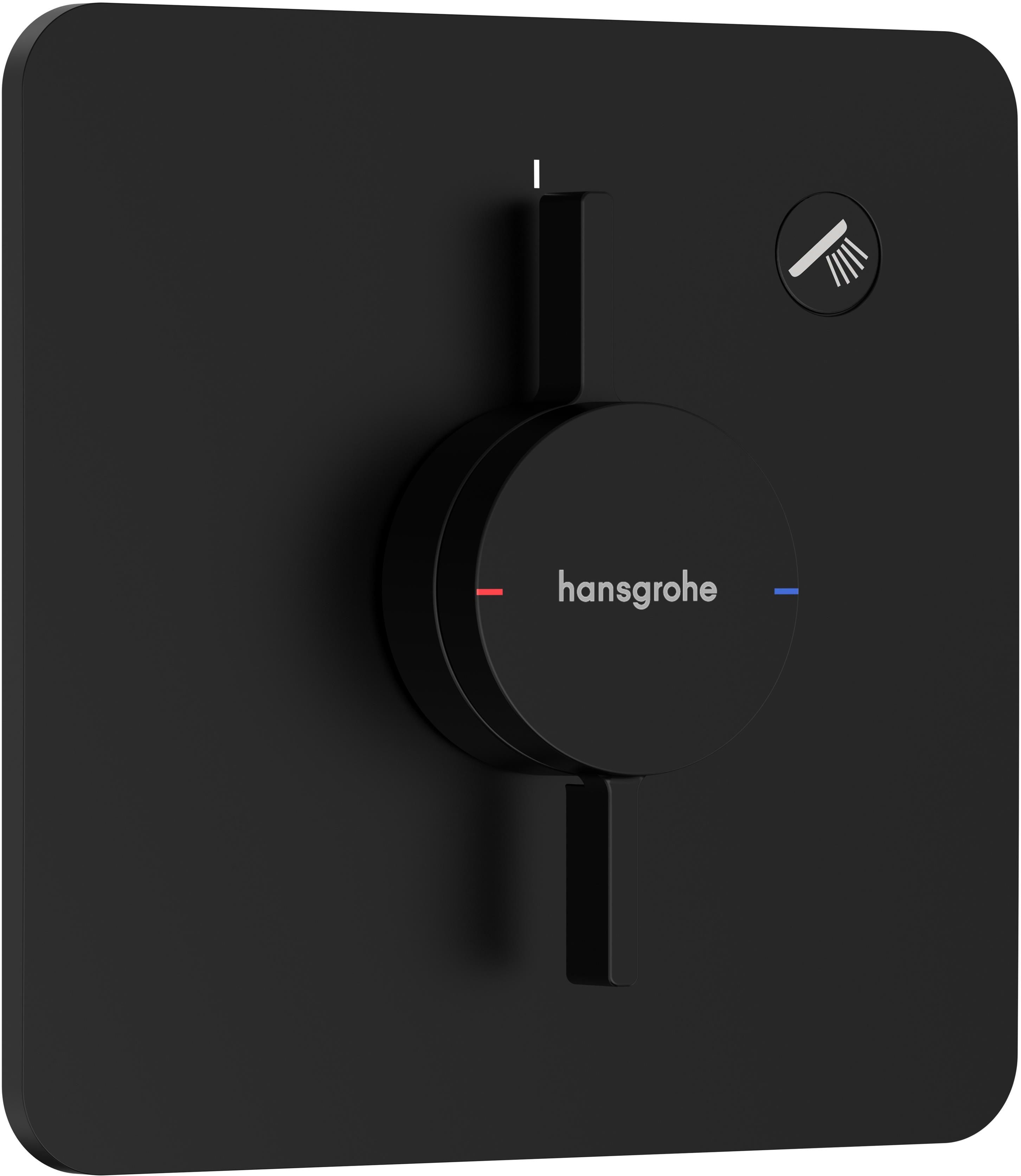 Hansgrohe DuoTurn Q Duschbatterie Unterputz schwarz 75614670