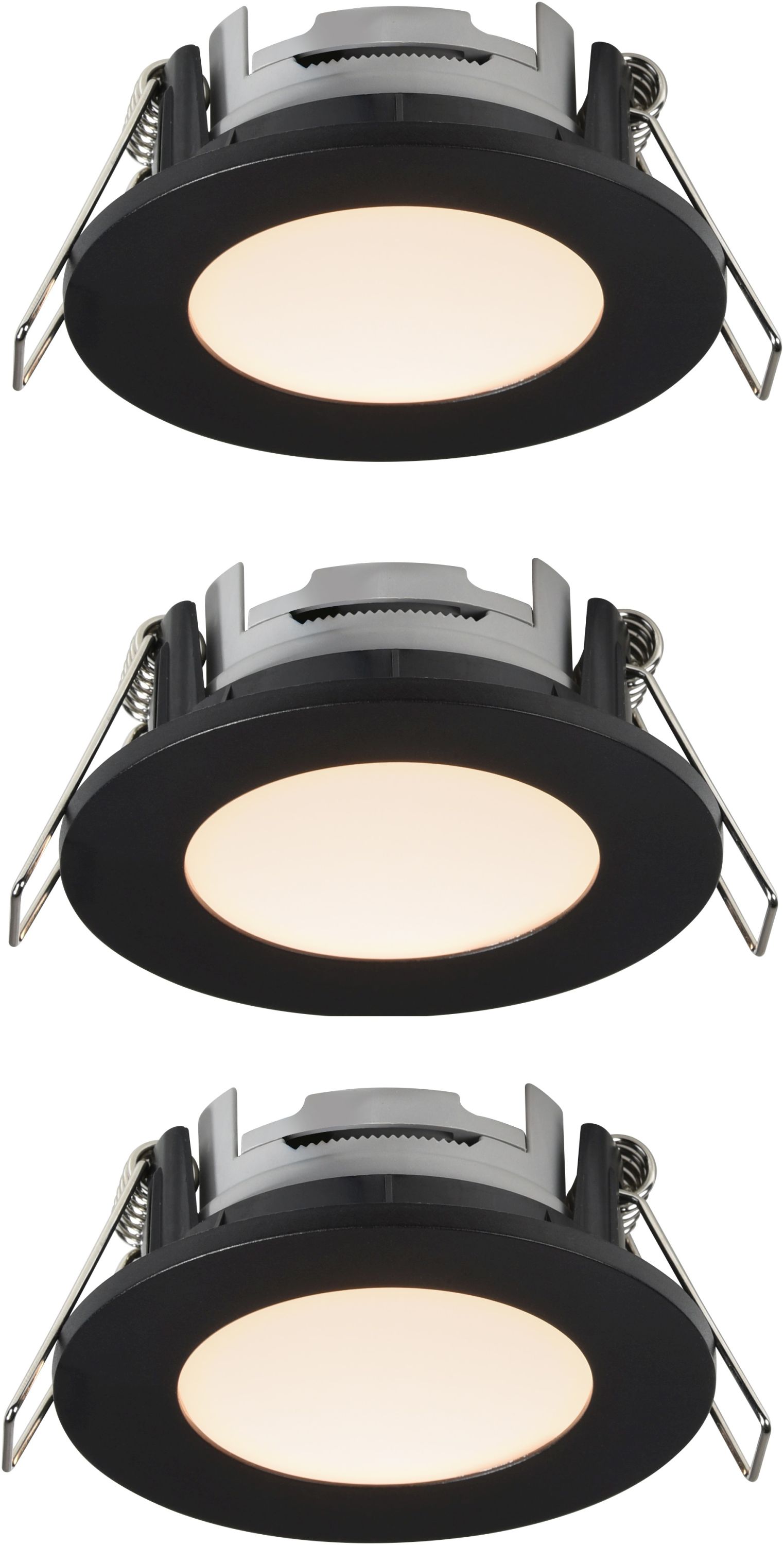 Nordlux Leonis Eingebaute Lampe 3x4.5 W schwarz 49200103