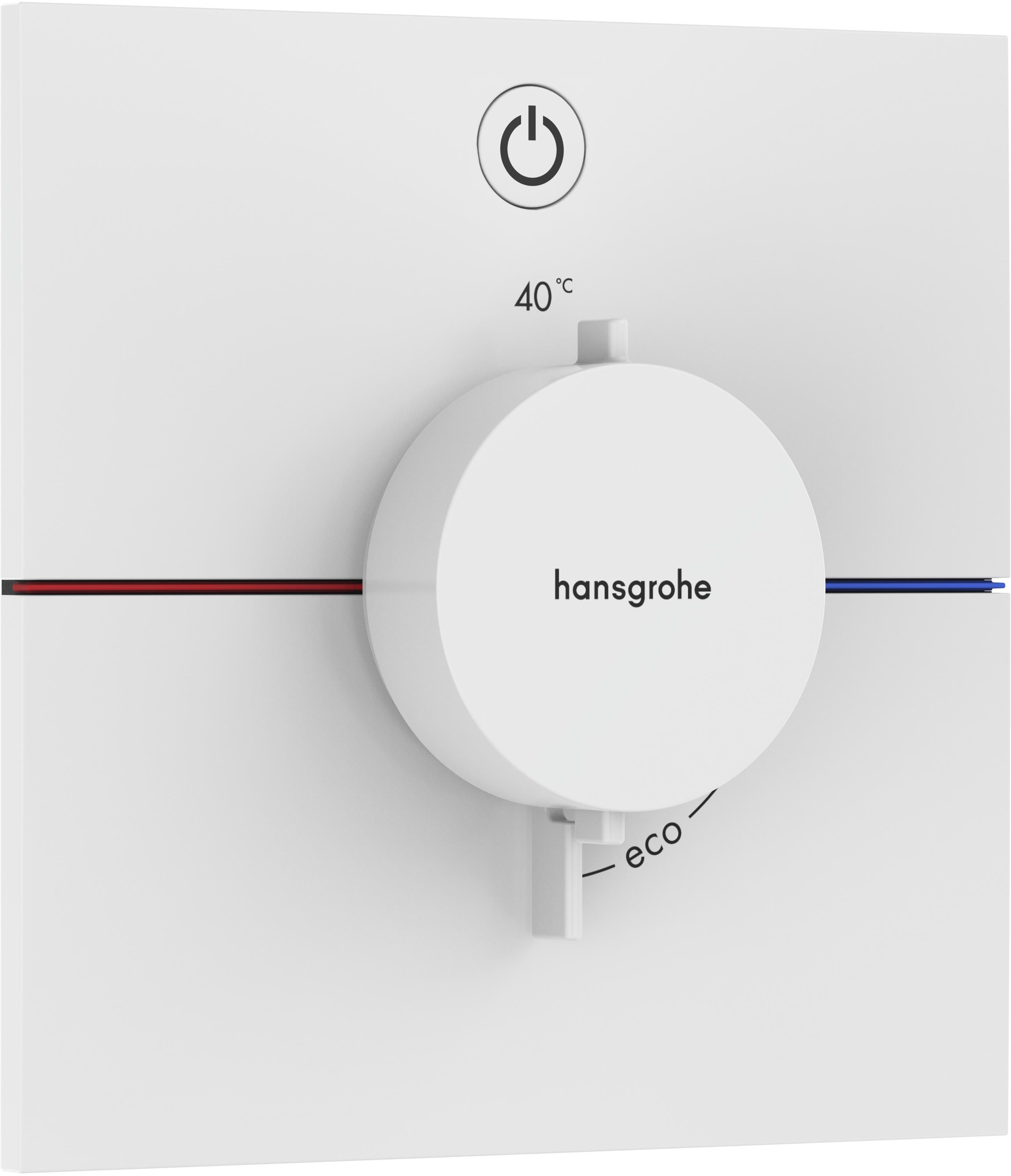 Hansgrohe ShowerSelect Comfort E Duschbatterie Unterputz mit Thermostat weiß 15571700