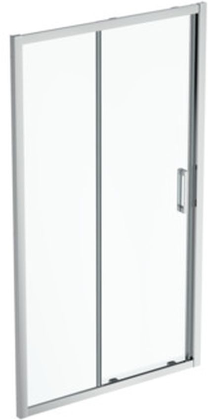 Ideal Standard Connect 2 Duschtüren 110 cm Schiebe- silber Matte/durchsichtiges Glas K9275EO