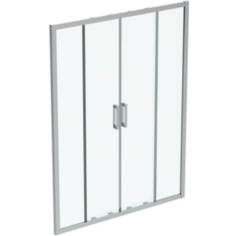 Ideal Standard Connect 2 Duschtüren 150 cm Schiebe- silber Matte/durchsichtiges Glas K9281EO