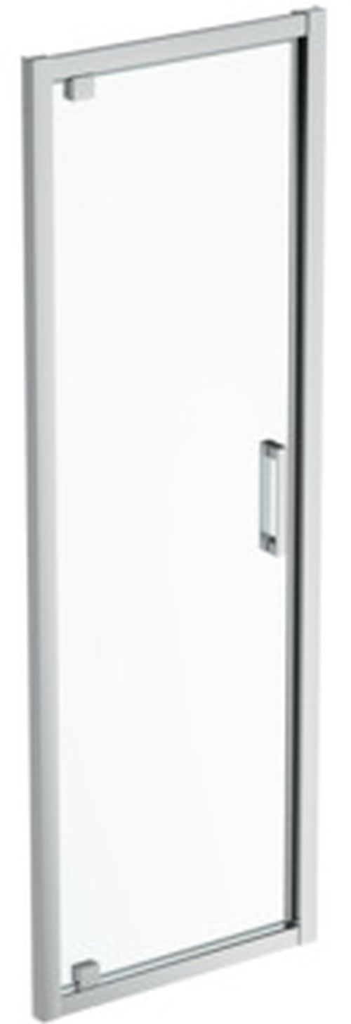 Ideal Standard Connect 2 Duschtüren 89 cm aufklappbar silber Matte/durchsichtiges Glas K9268EO