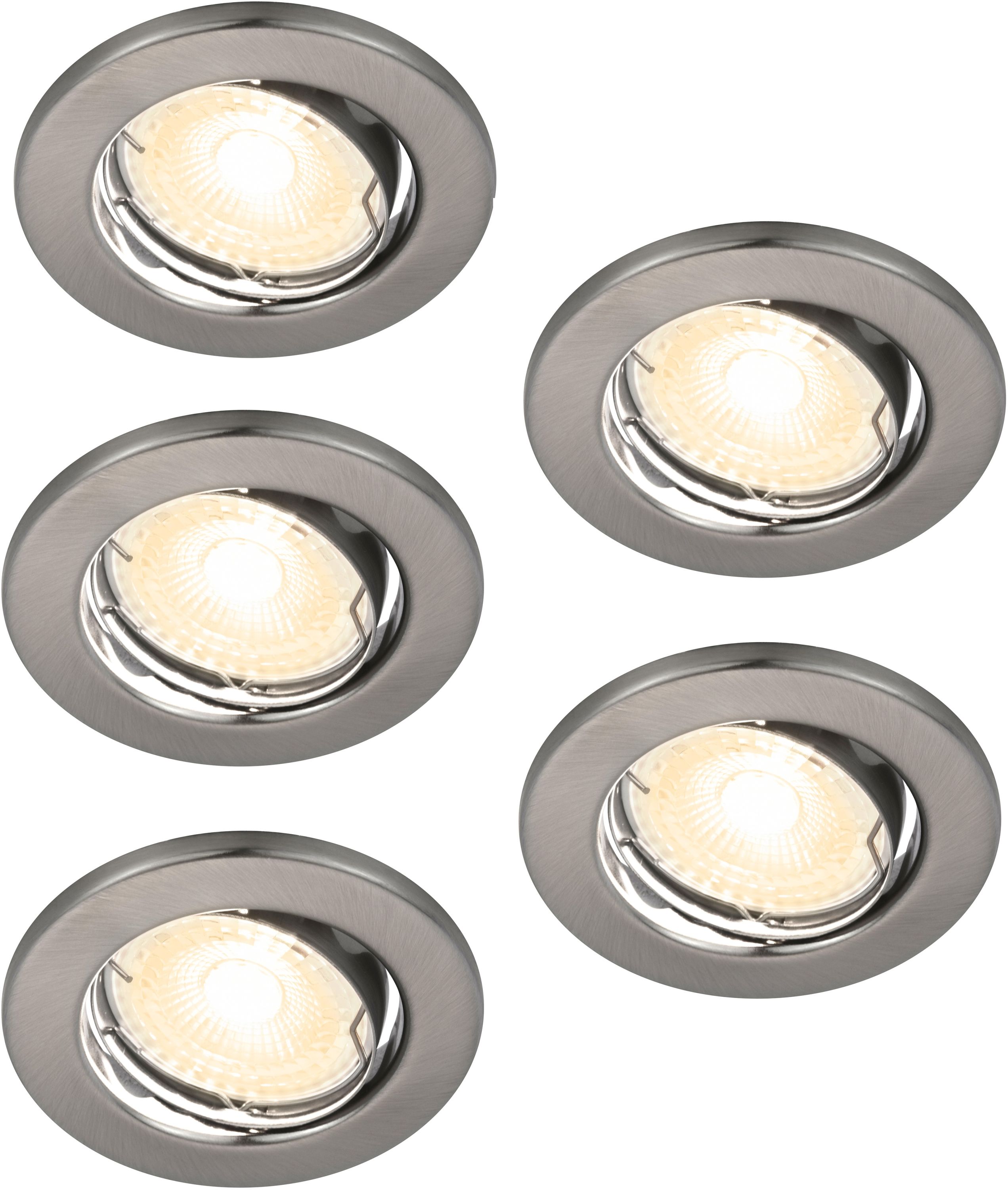 Nordlux Canis Eingebaute Lampe 5x4.7 W nickel 49750155