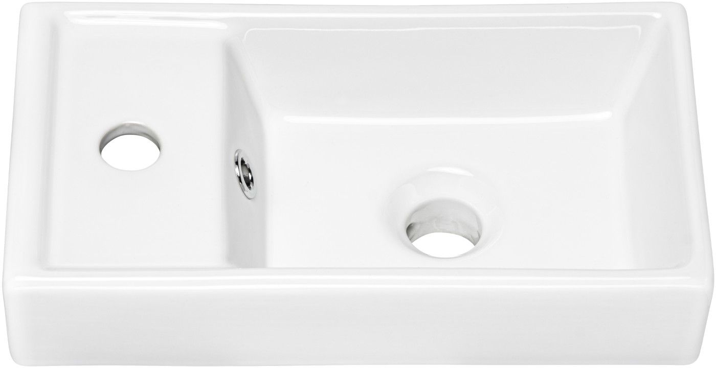 Comad Veda Waschbecken 40x22 cm rechteckig Möbel weiß UM-VEDEA40