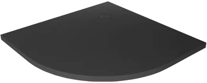 New Trendy Nex Shade Halbrunde Duschwanne 90x90 cm anthrazit B-0498
